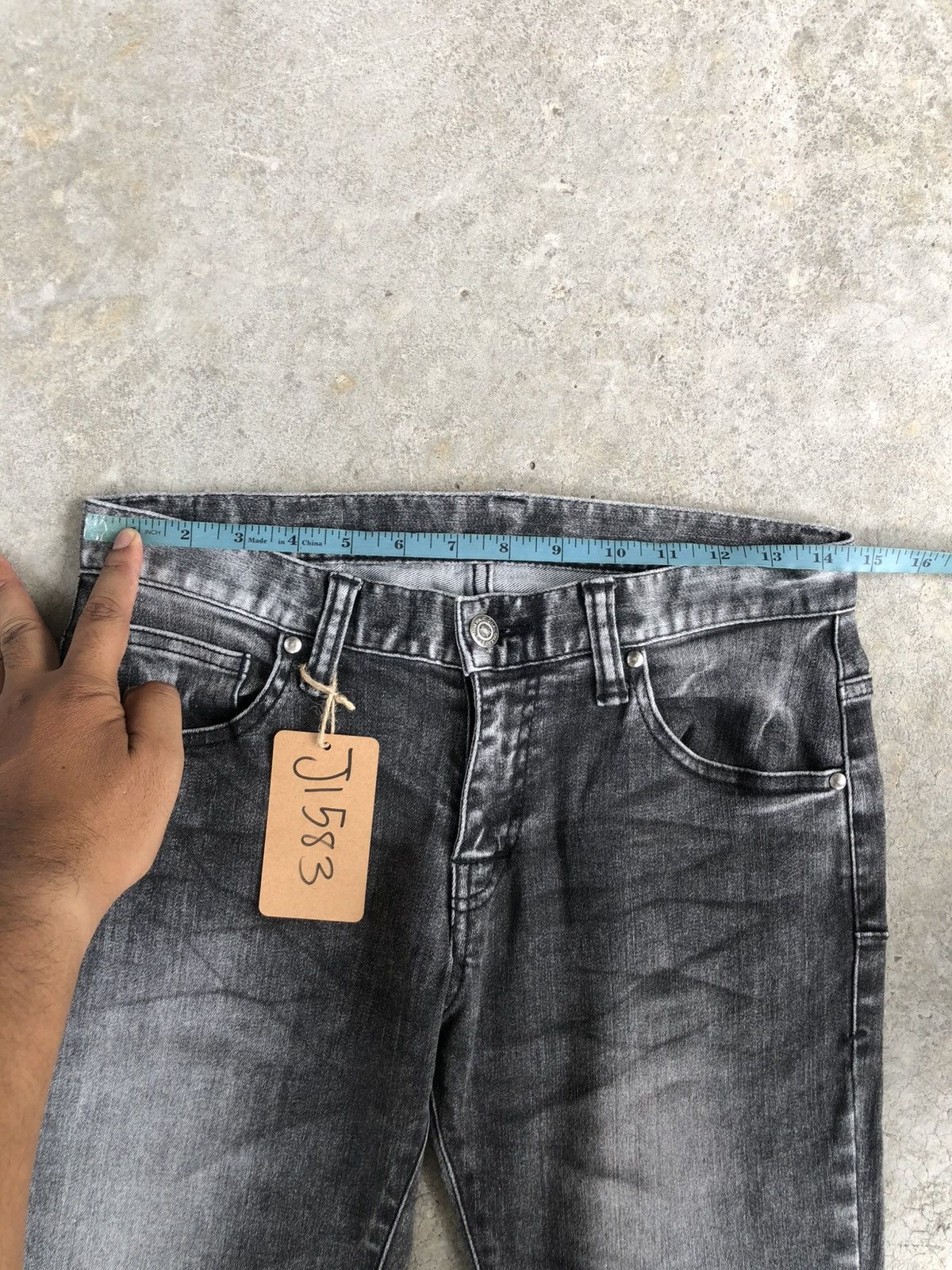If Six Was Nine Tornado Mart Flared Jeans Distressed Jeans Size US 29 - 22 Thumbnail