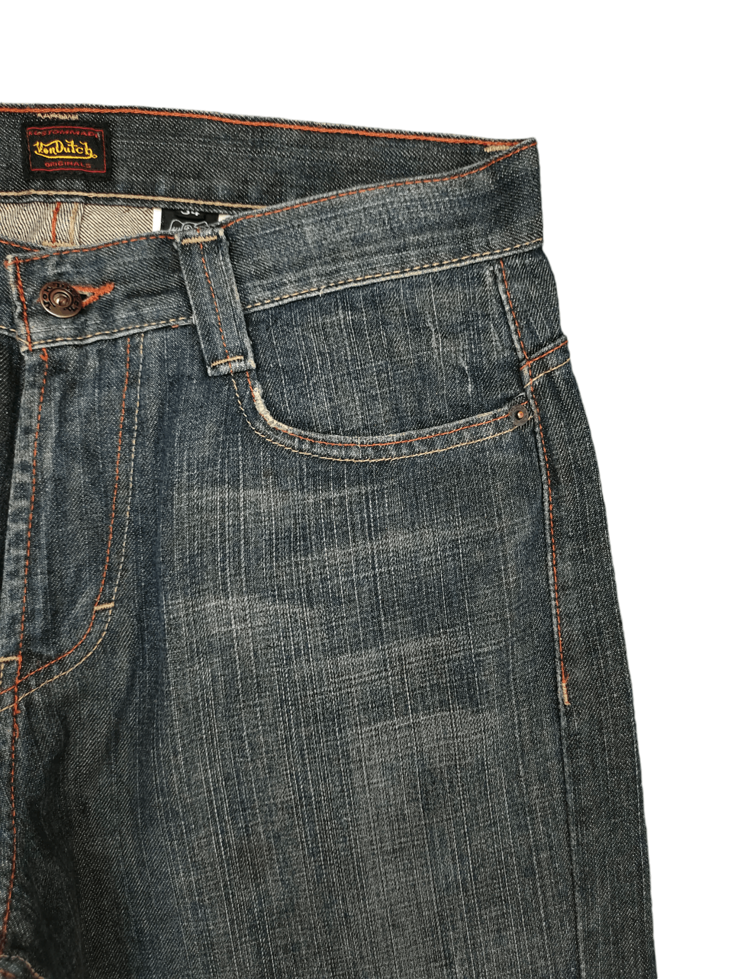 Von Dutch Vintage Y2k Von Dutch Distress Denim Jeans Size US 34 / EU 50 - 4 Thumbnail