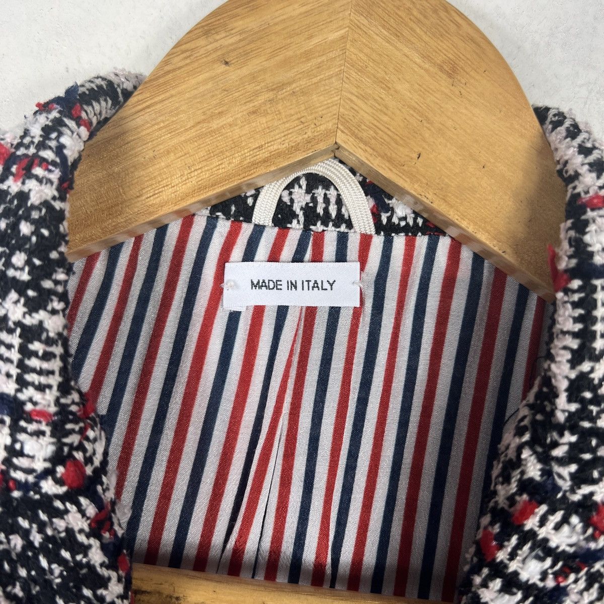 Thom Browne Thom Browne Red Prince of Wales Tweed Sack Blazer Size 36 Size US S / EU 44-46 / 1 - 20 Thumbnail