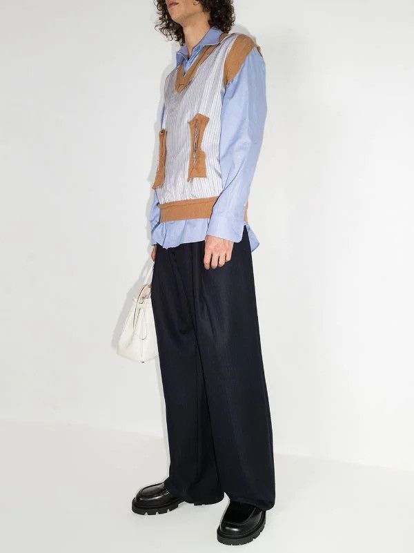 Maison Margiela Maison Margiela mixed material shirt Size US M / EU 48-50 / 2 - 3 Thumbnail
