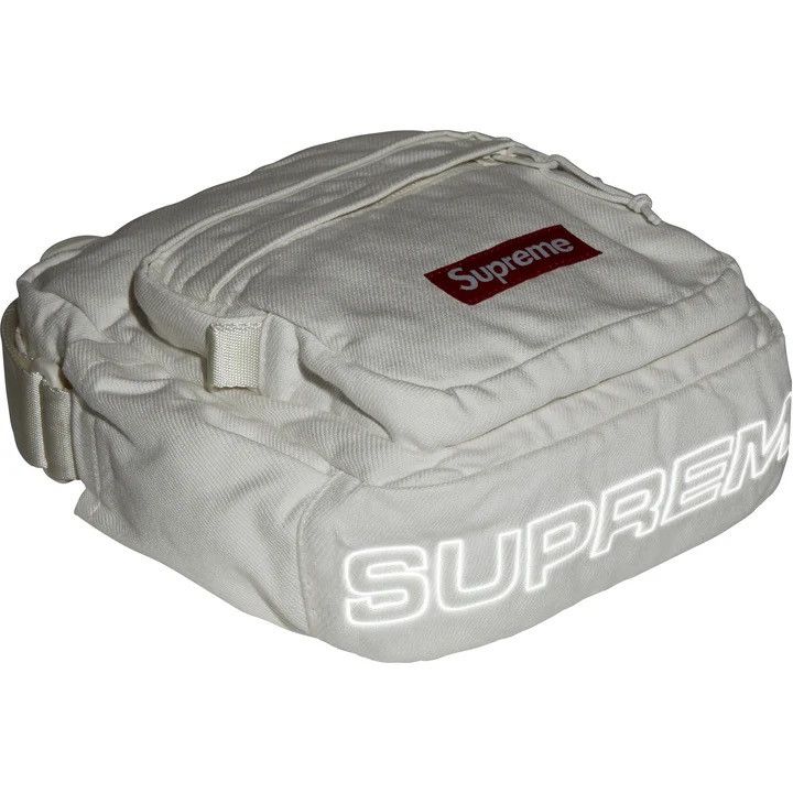 Supreme Denim Shoulder Bag White 白　デニム Supreme Denim Mini Shoulder Bag White - FW25 - US
