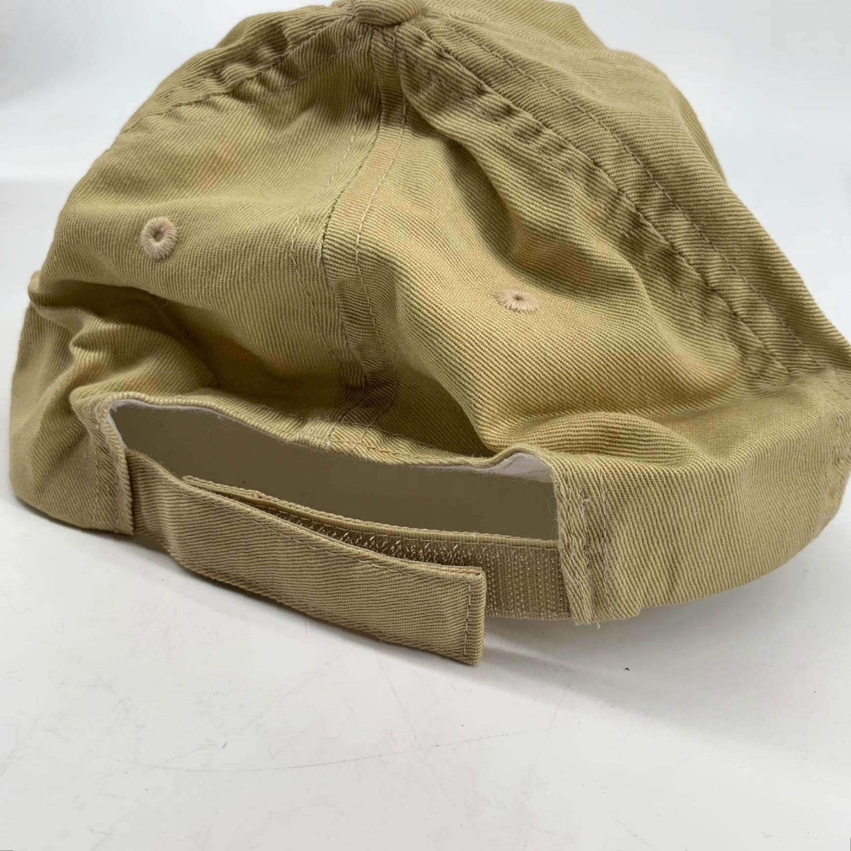 Vintage New Orleans Bourbon Street Baseball Cap Mens Tan Adjustable Strap Cotton Solid Sports All Season Cap Size ONE SIZE - 4 Thumbnail