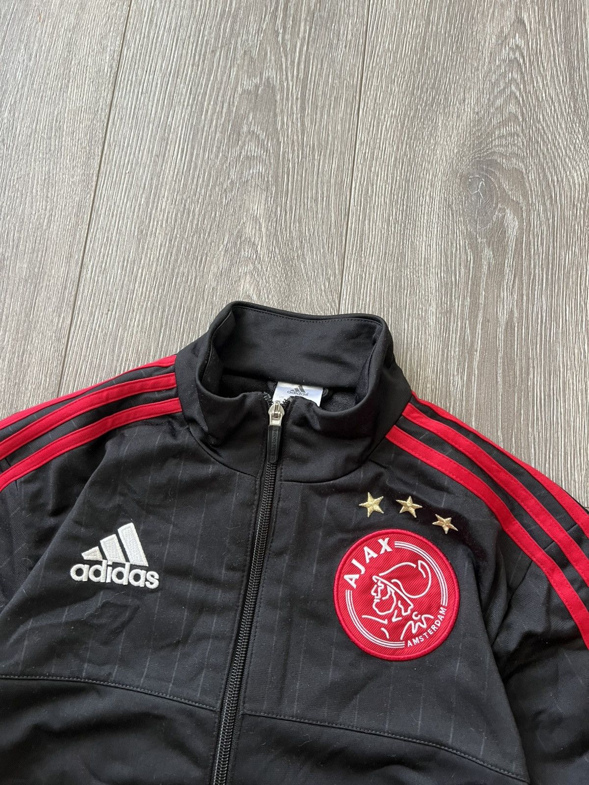 Adidas Vintage Ajax Amsterdam Adidas Track Jacket Football Size US S / EU 44-46 / 1 - 4 Thumbnail