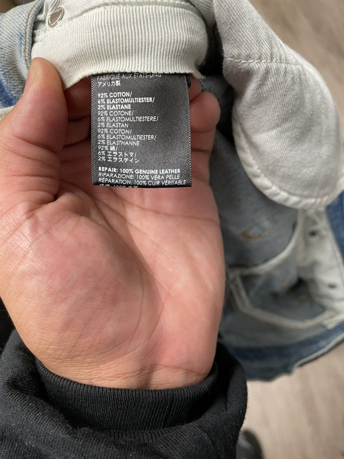 Amiri Amiri Denim Stars Size US 31 - 9 Thumbnail