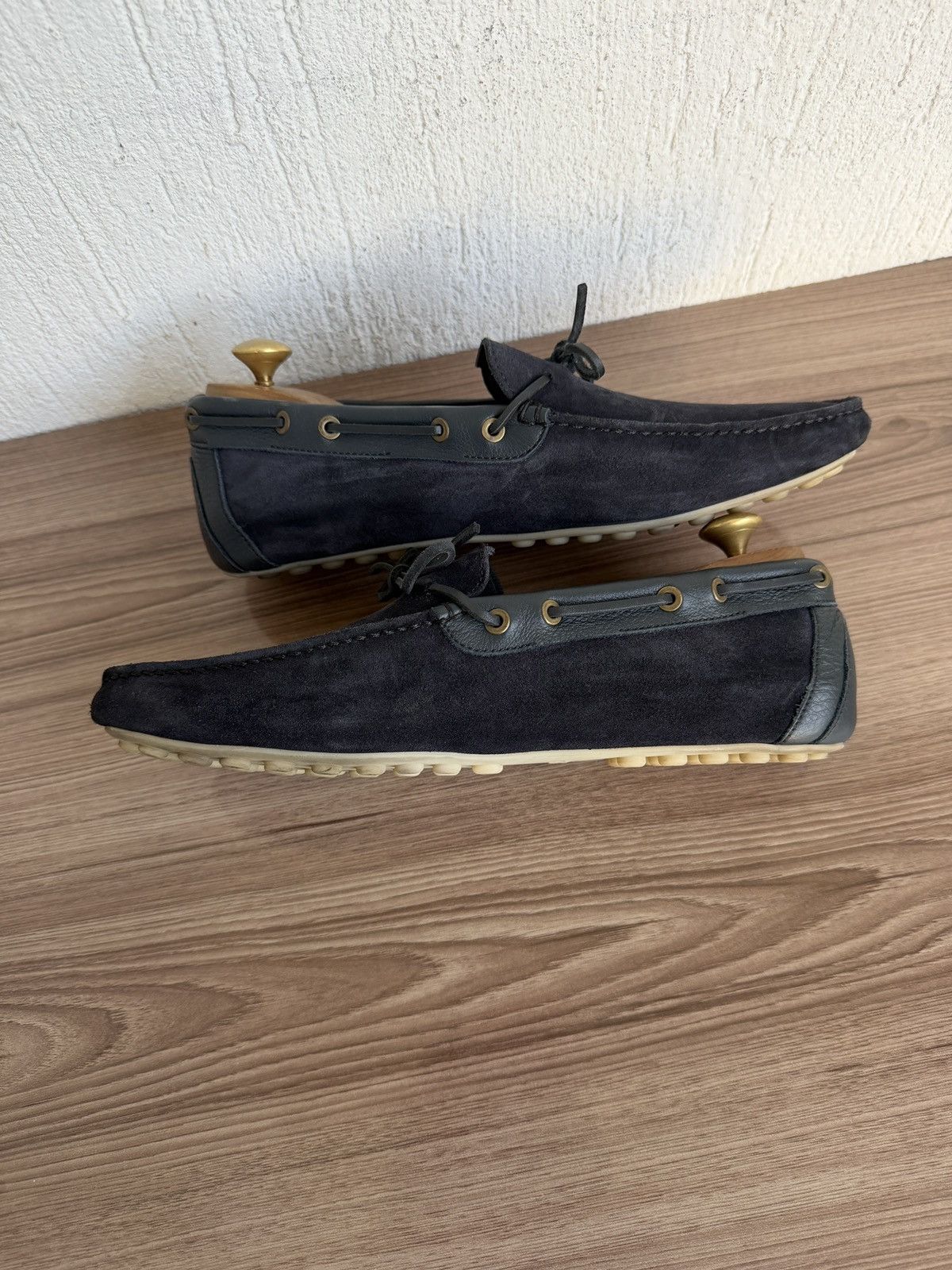 Loro Piana Suede Dot sole walk loafers Size US 9 / EU 42 - 17 Thumbnail