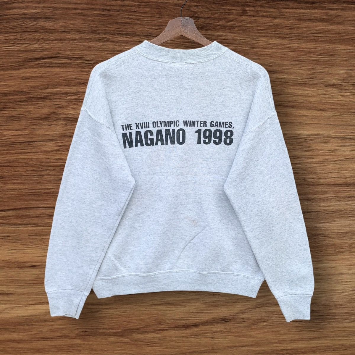 Mizuno × USA Olympics × Vintage Vintage 90s Mizuno Olympic Winter Game NAGANO 1998 Crewneck Size US S / EU 44-46 / 1 - 2 Thumbnail