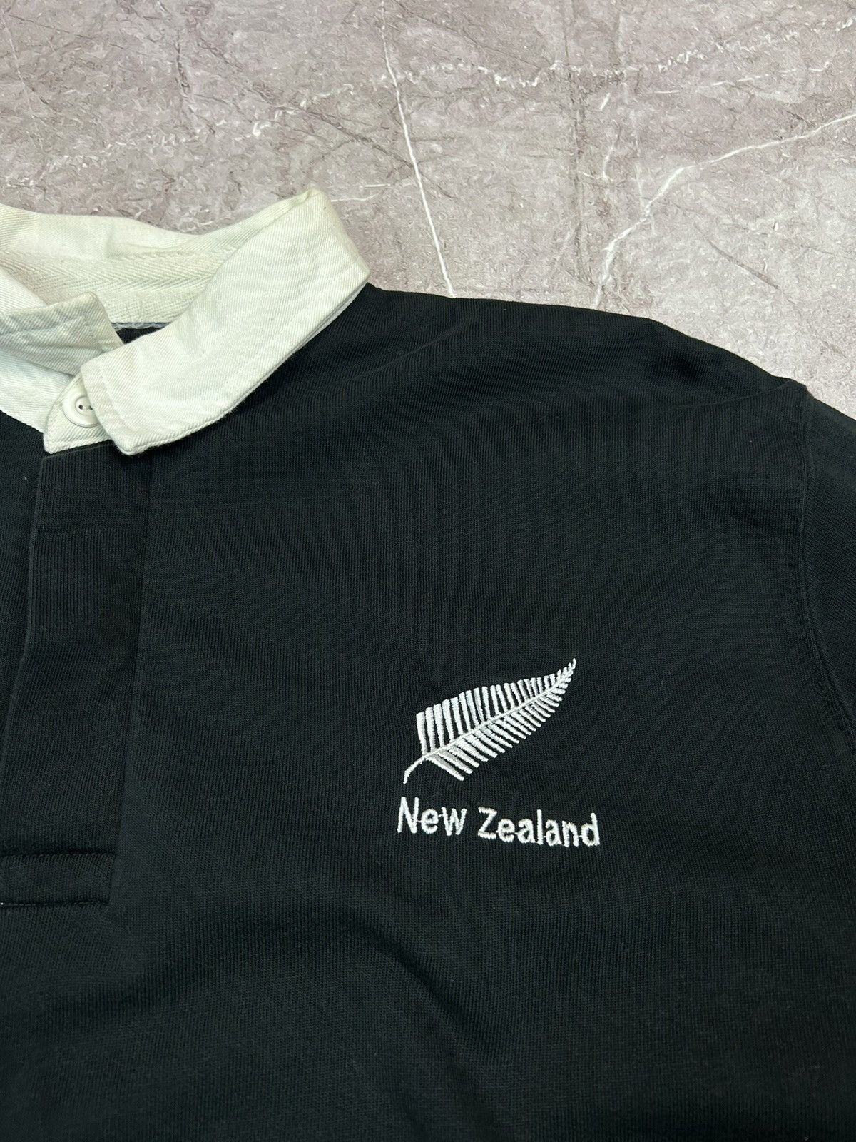 Vintage Vintage 90s Streetwear New Zealand Long Sleeve Rugby Polo Size US L / EU 52-54 / 3 - 4 Thumbnail