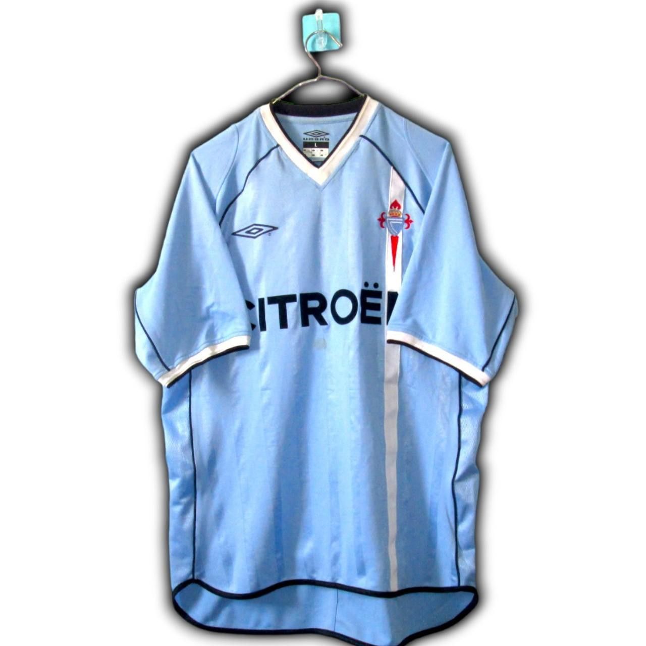Umbro Celta Vigo 2001 2002 2003 Home Shirt Jersey Size US L / EU 52-54 / 3 - 3 Thumbnail