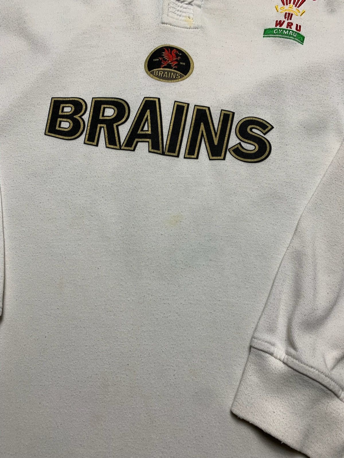 Reebok × Vintage Vintage Reebok Wales rugby jersey long sleeve away white Size US M / EU 48-50 / 2 - 4 Thumbnail