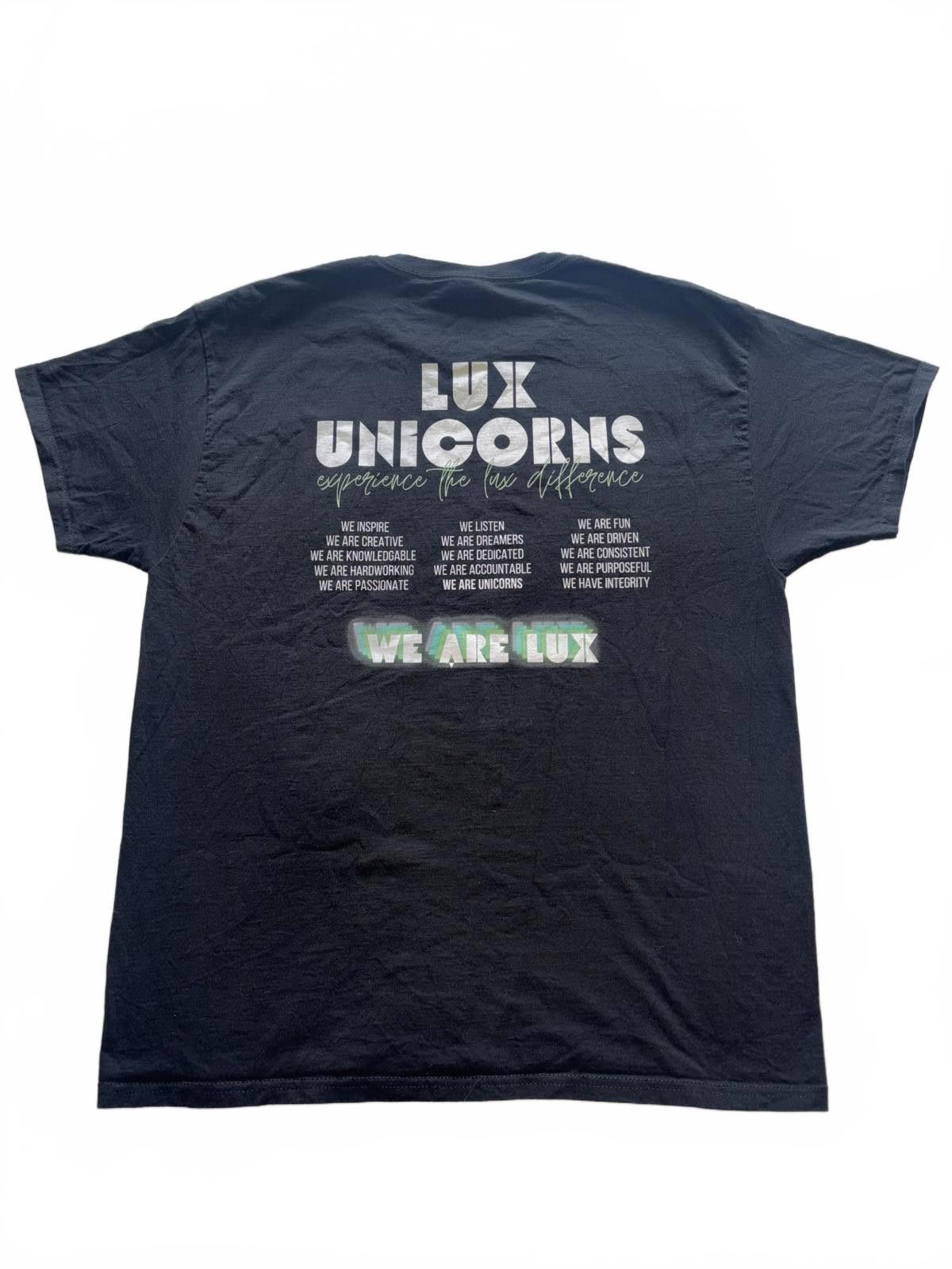 Designer Classic Aluxie World Tour Unicorn Graphic T-Shirt Size US L / EU 52-54 / 3 - 3 Thumbnail