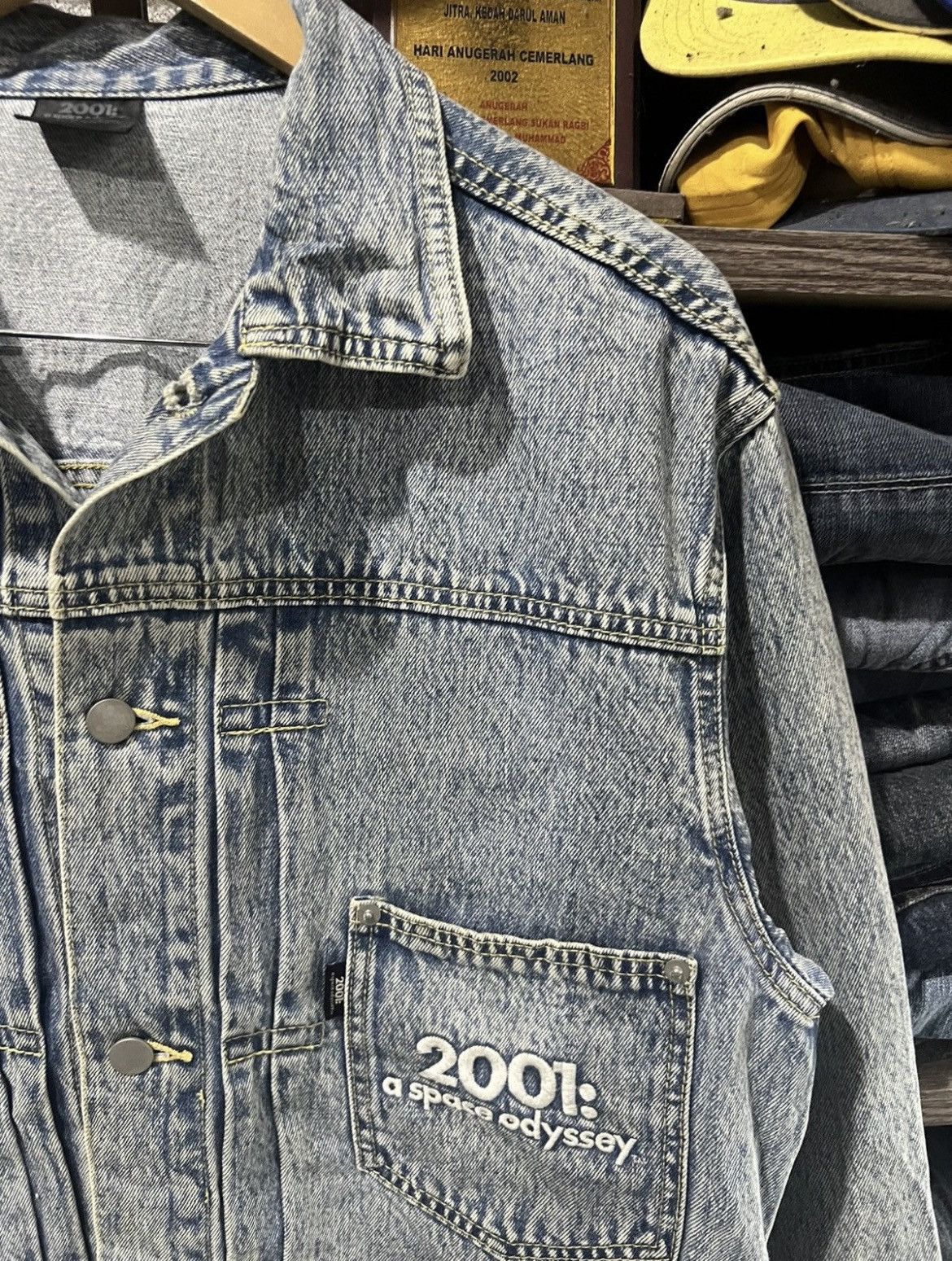 GU 🔥Rare Gu x 2001:A Space Oddyssey Denim Jacket Size US M / EU 48-50 / 2 - 6 Thumbnail