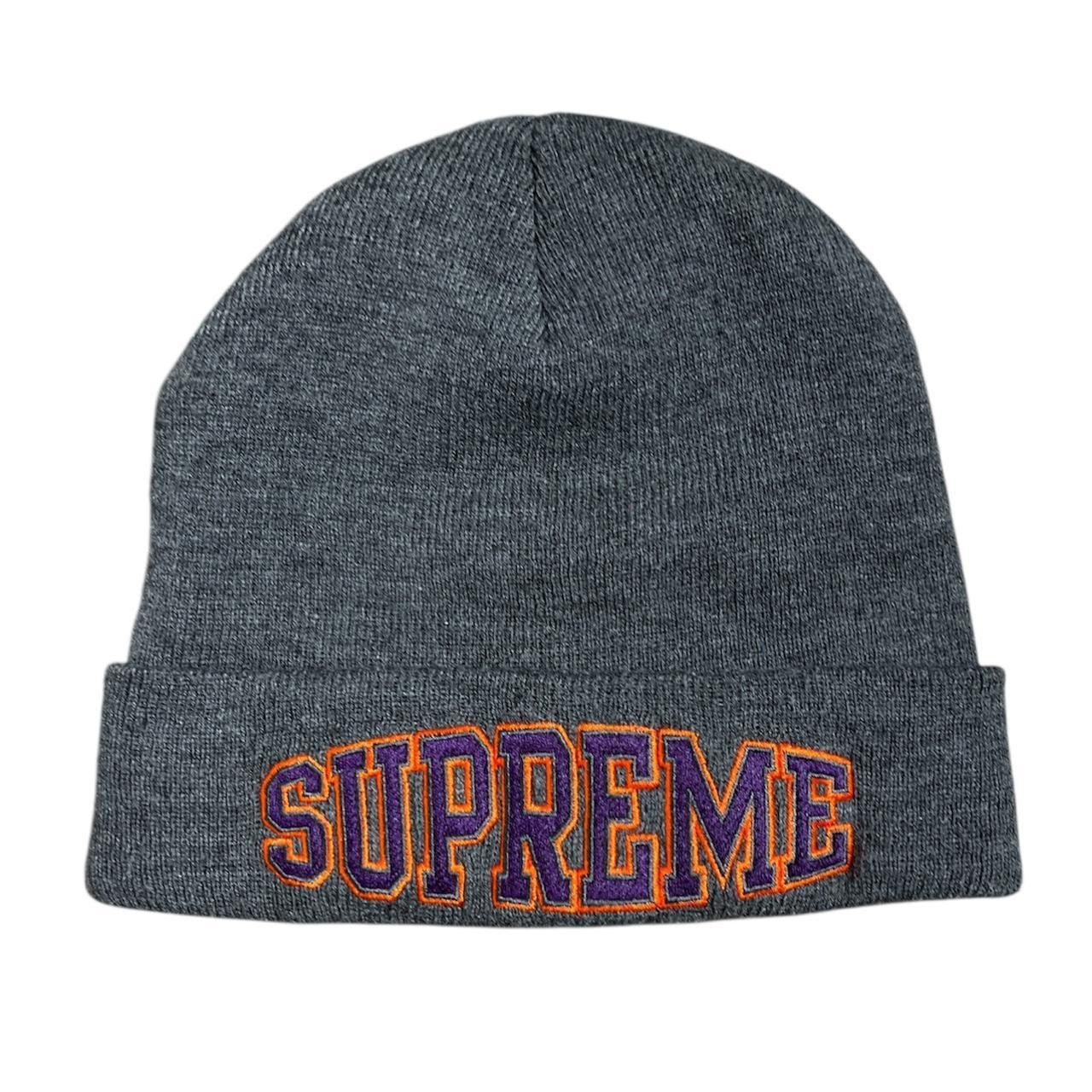 Supreme Warp Logo Beanie Red - FW15 - US