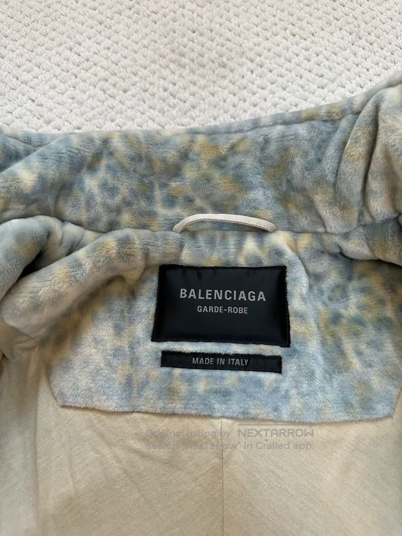Balenciaga Balenciaga Leopard print stand collar velvet feel thick ja Size XS / US 0-2 / IT 36-38 - 4 Thumbnail