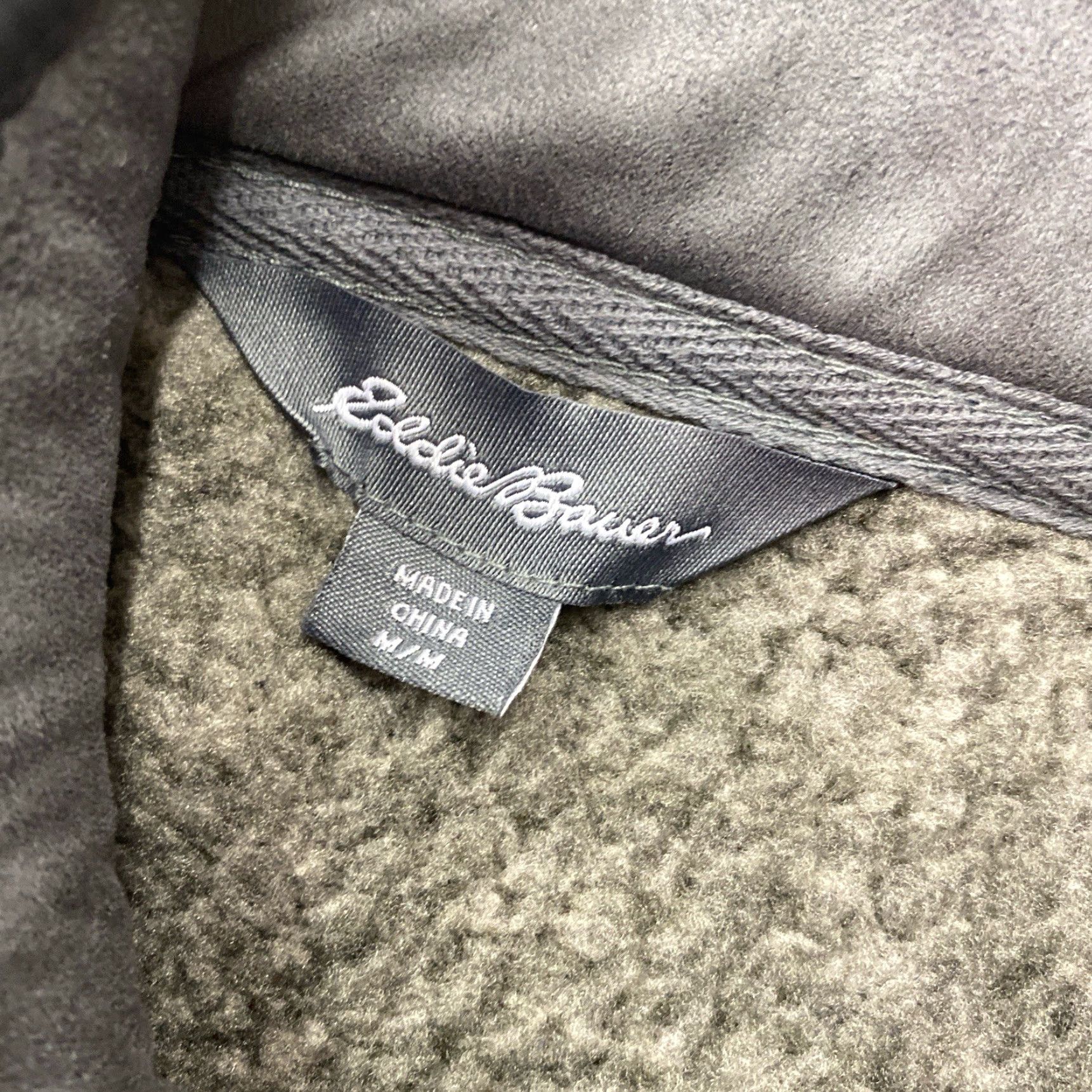 Eddie Bauer Eddie Bauer Fleece Sweater Mens M Green Heather 1/4 Snap Pullover Casual Shirt Size US M / EU 48-50 / 2 - 2 Thumbnail