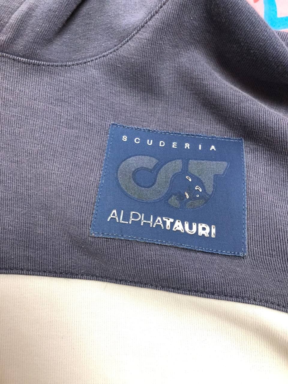 Vintage vintage streetwear Alphatauri logo Sweatshirt hoodie Size US L / EU 52-54 / 3 - 6 Thumbnail