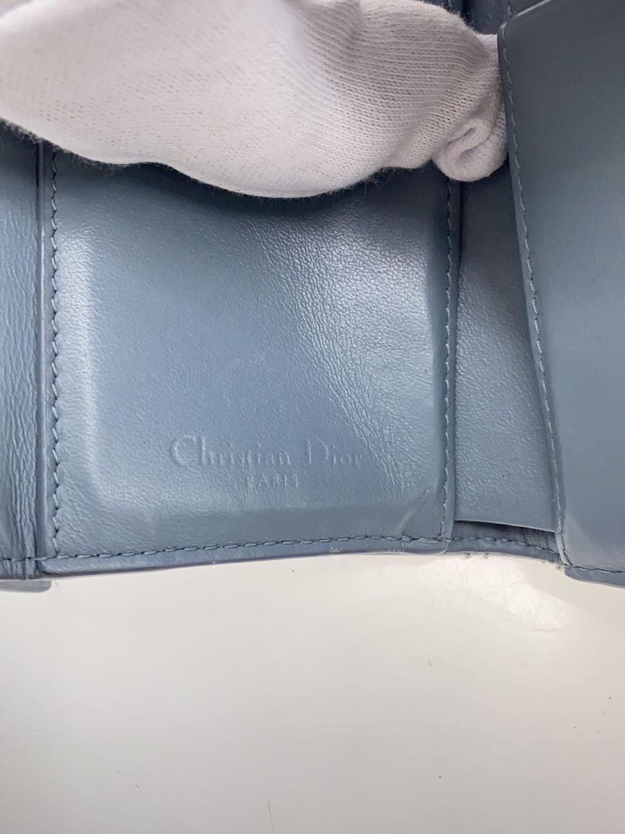 Dior Dior Bi-Fold Wallet Blue Size ONE SIZE - 3 Thumbnail