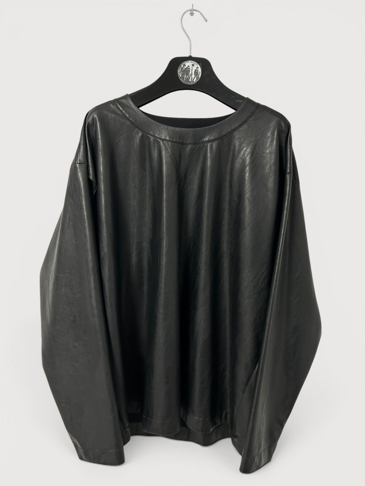 Maison Margiela FW2021 Leather Cutout Top Size US S / EU 44-46 / 1 - 1 Thumbnail