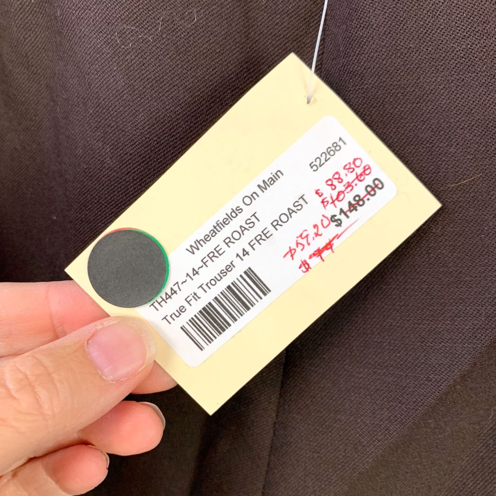Pendleton VINTAGE Pendleton Brown Wool Stretch Dress Pants Trousers Womens 14 NWT Size 36" / US 14 / IT 50 - 3 Thumbnail