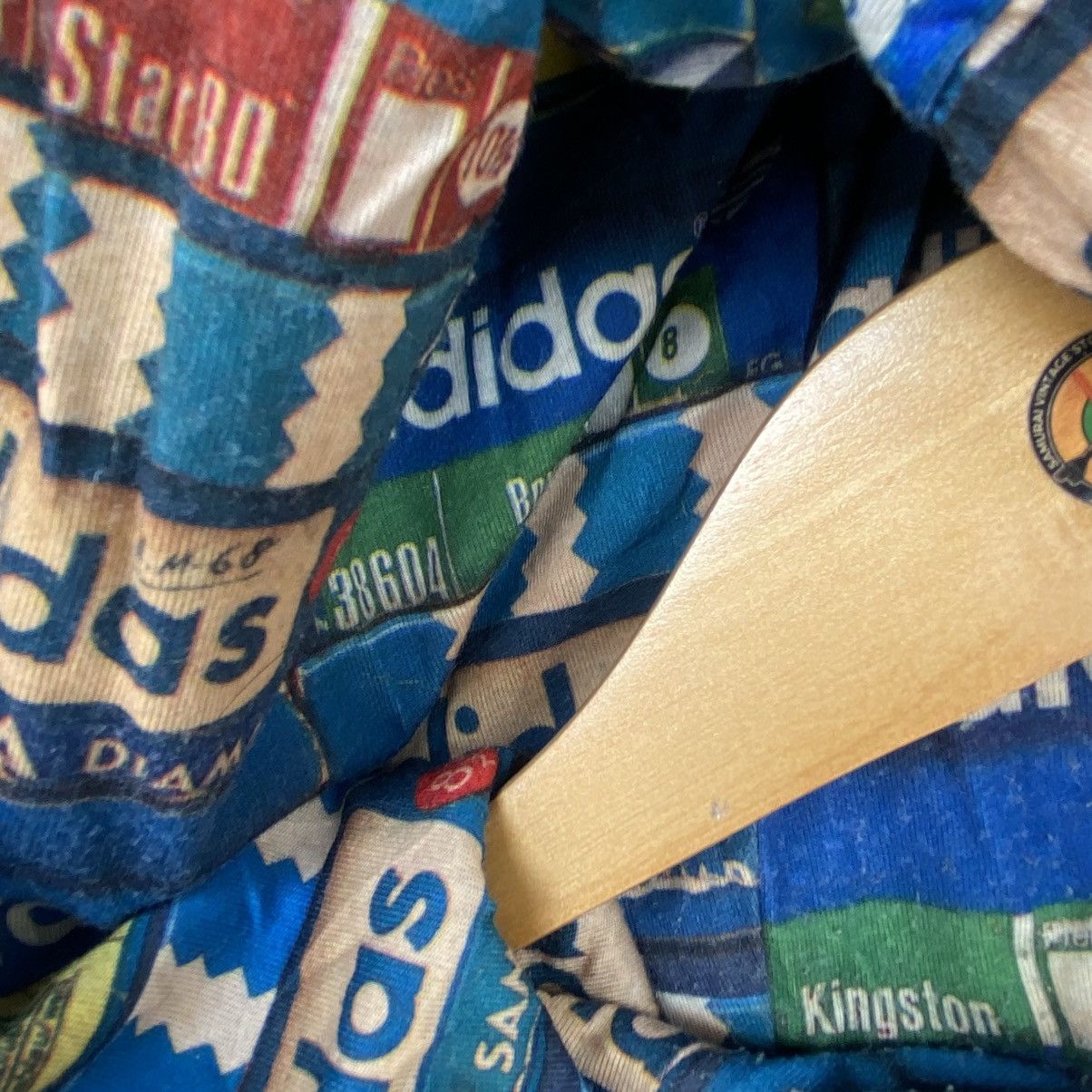 Other Vintage Adidas Hoodie Big Printed Sweater Blue Size M Size US M / EU 48-50 / 2 - 5 Thumbnail