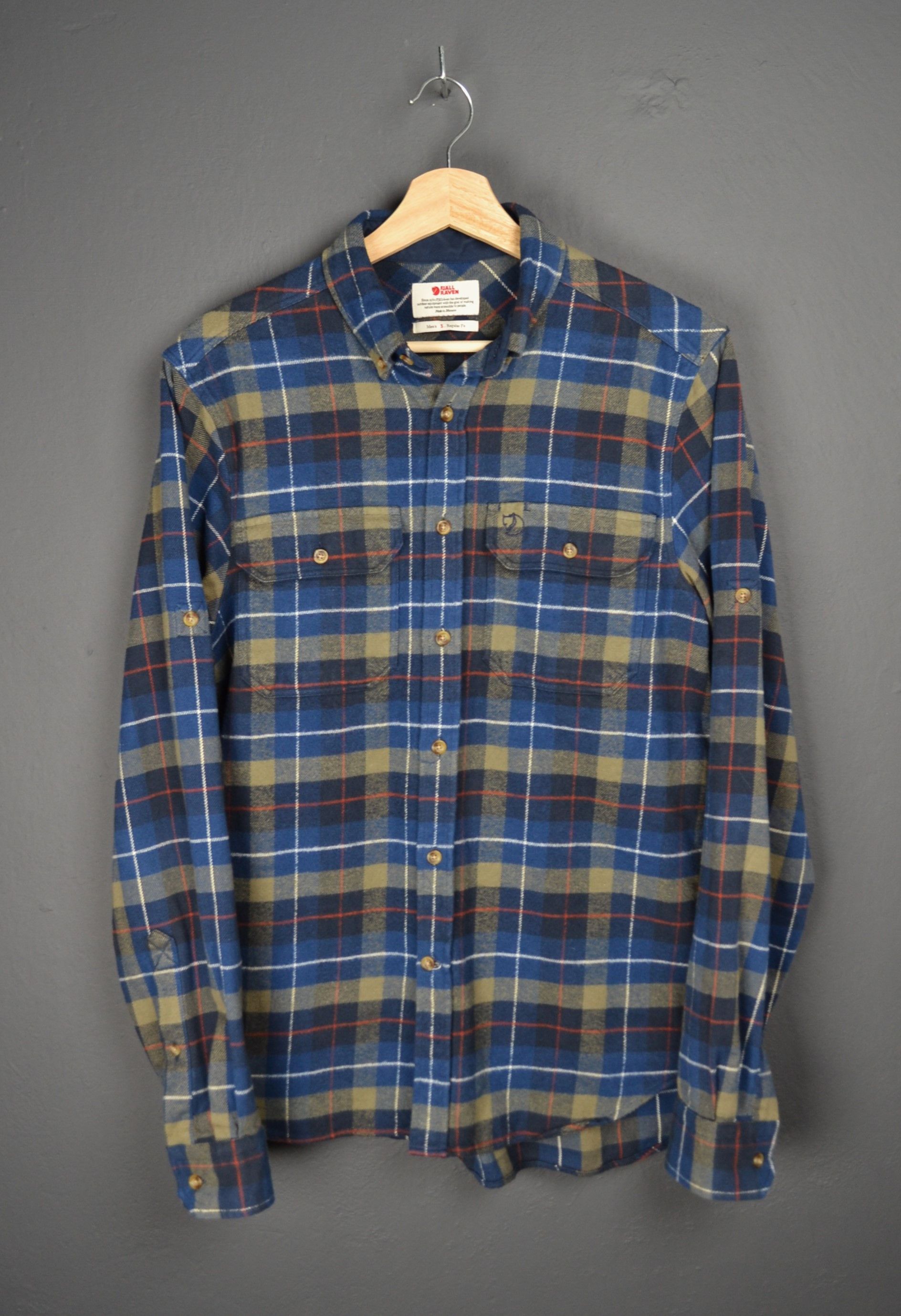 Fjallraven Fjallraven Fjall Raven Singi Heavy Flannel S Blue Shirt Size US S / EU 44-46 / 1 - 1 Thumbnail
