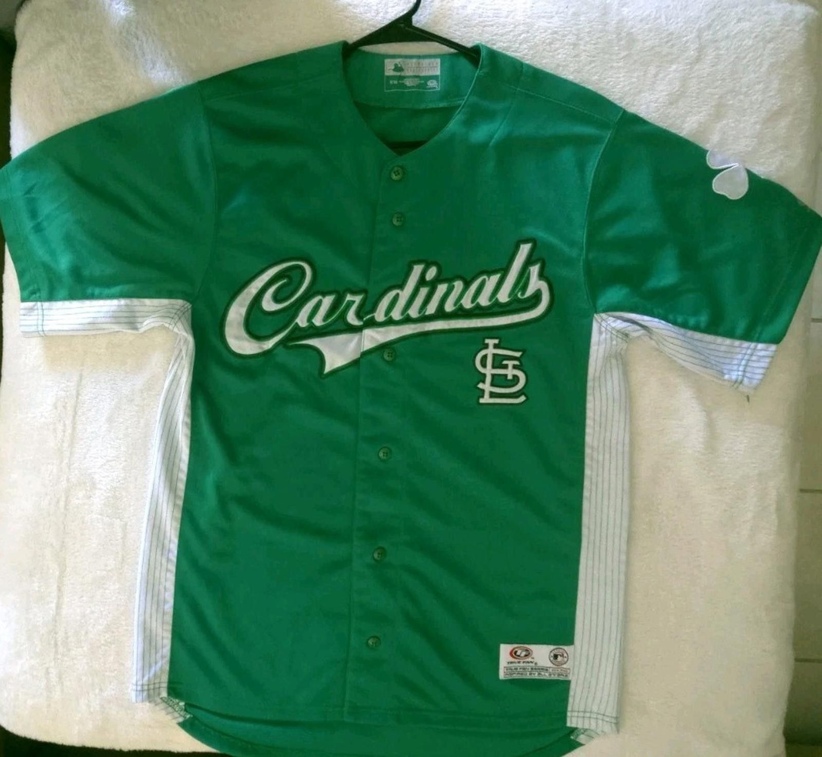Other Vtg St. Louis Cardinals Jersey St. Patricks Baseball SEWN Size US M / EU 48-50 / 2 - 1 Thumbnail