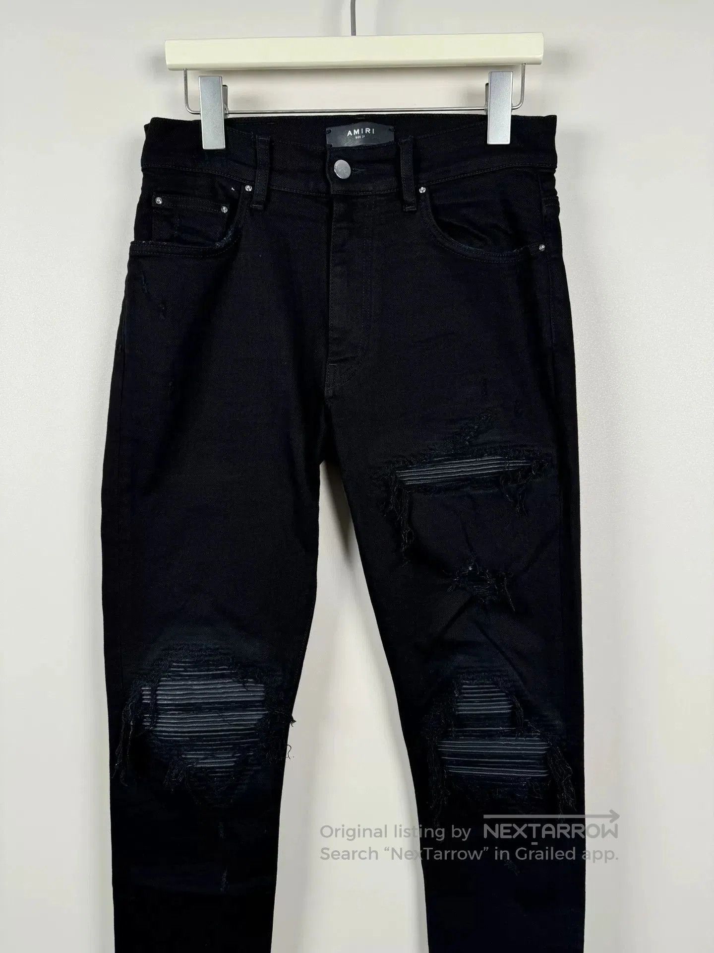 Amiri Amiri MX1 Distressed Denim Pants Size 31. Size US 31 - 3 Thumbnail