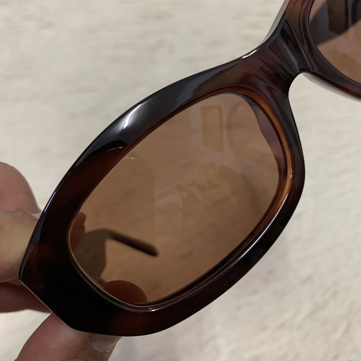 Versace Vintage GIANNI VERSACE Gold Medusa Logo Sunglasses Size ONE SIZE - 9 Thumbnail