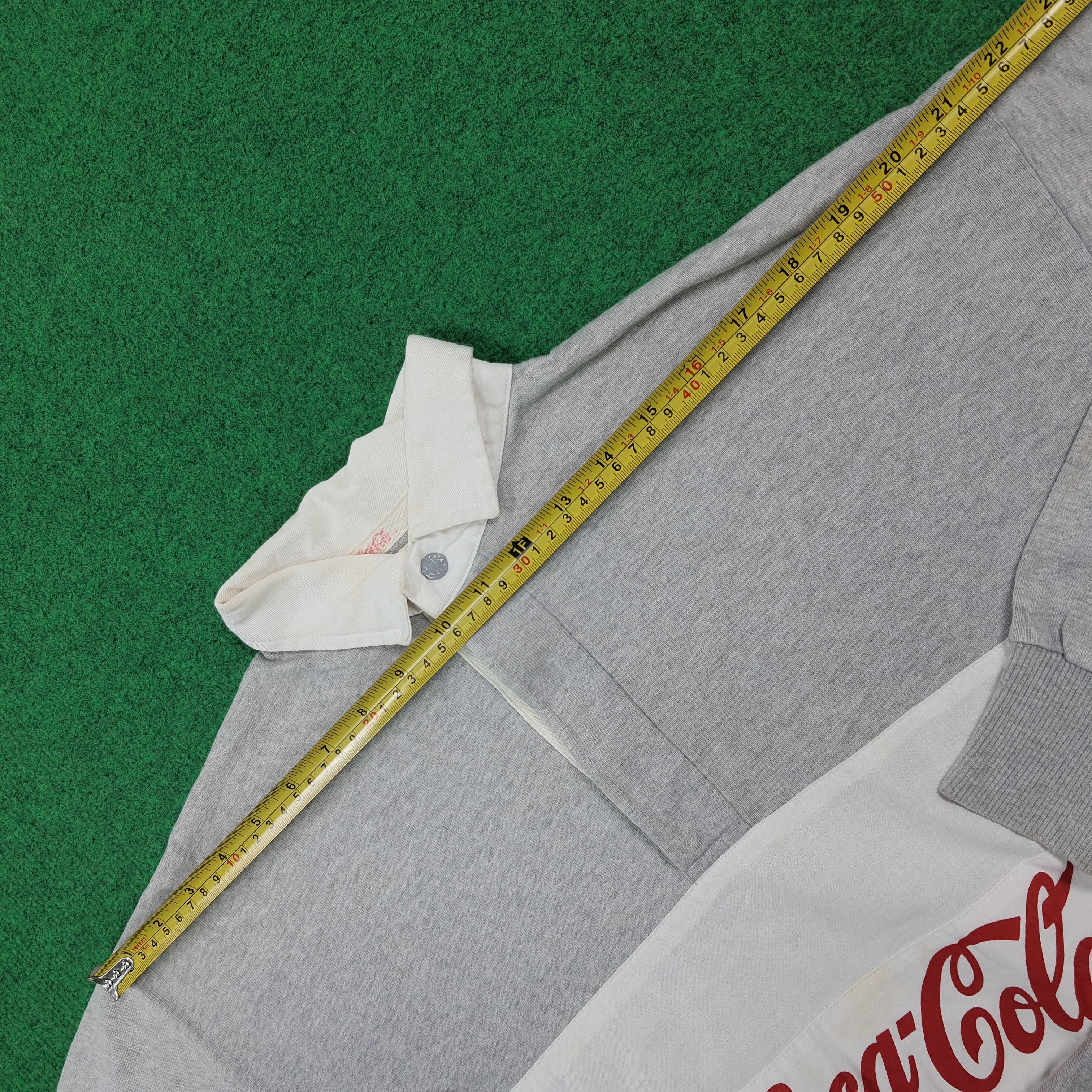 Coca Cola Vintage Coca Cola streetwear Retro Polo Long Sleeve C301N13 Size US L / EU 52-54 / 3 - 8 Thumbnail