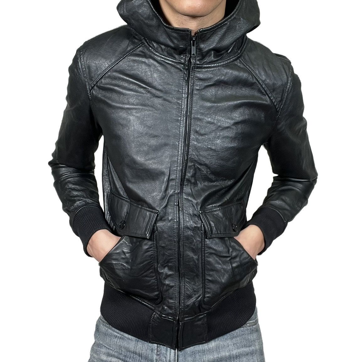 Hysteric Glamour Hysteric Glamour Hooded Leather Jacket Size US M / EU 48-50 / 2 - 2 Thumbnail