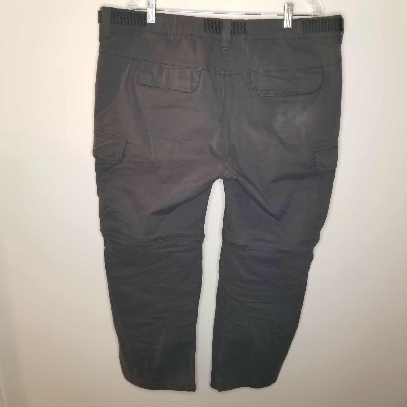 Vintage BC Clothing Pants Men 2XL Gray Cargo Convertible Trousers Inseam 30in Size US 39 - 4 Thumbnail
