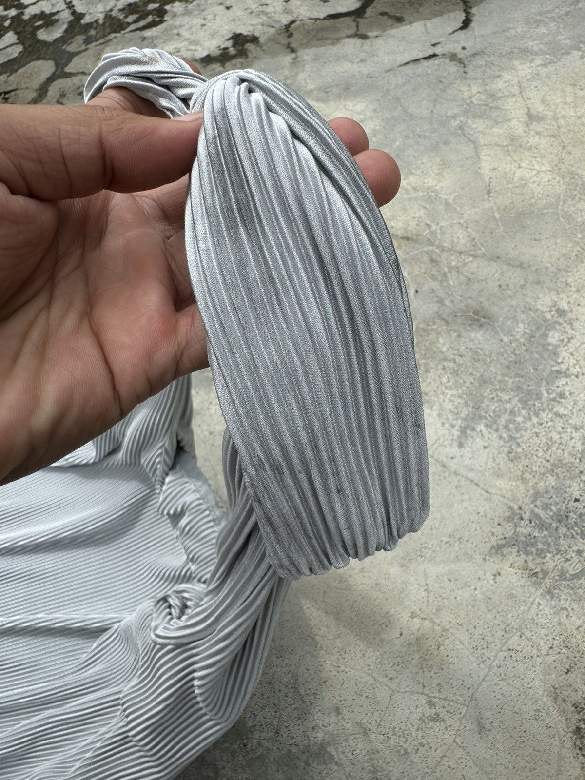 Designer × Issey Miyake × Japanese Brand Pleated Carry Bag Inspired Issey Miyake by Mono Comme ca Size ONE SIZE - 4 Thumbnail
