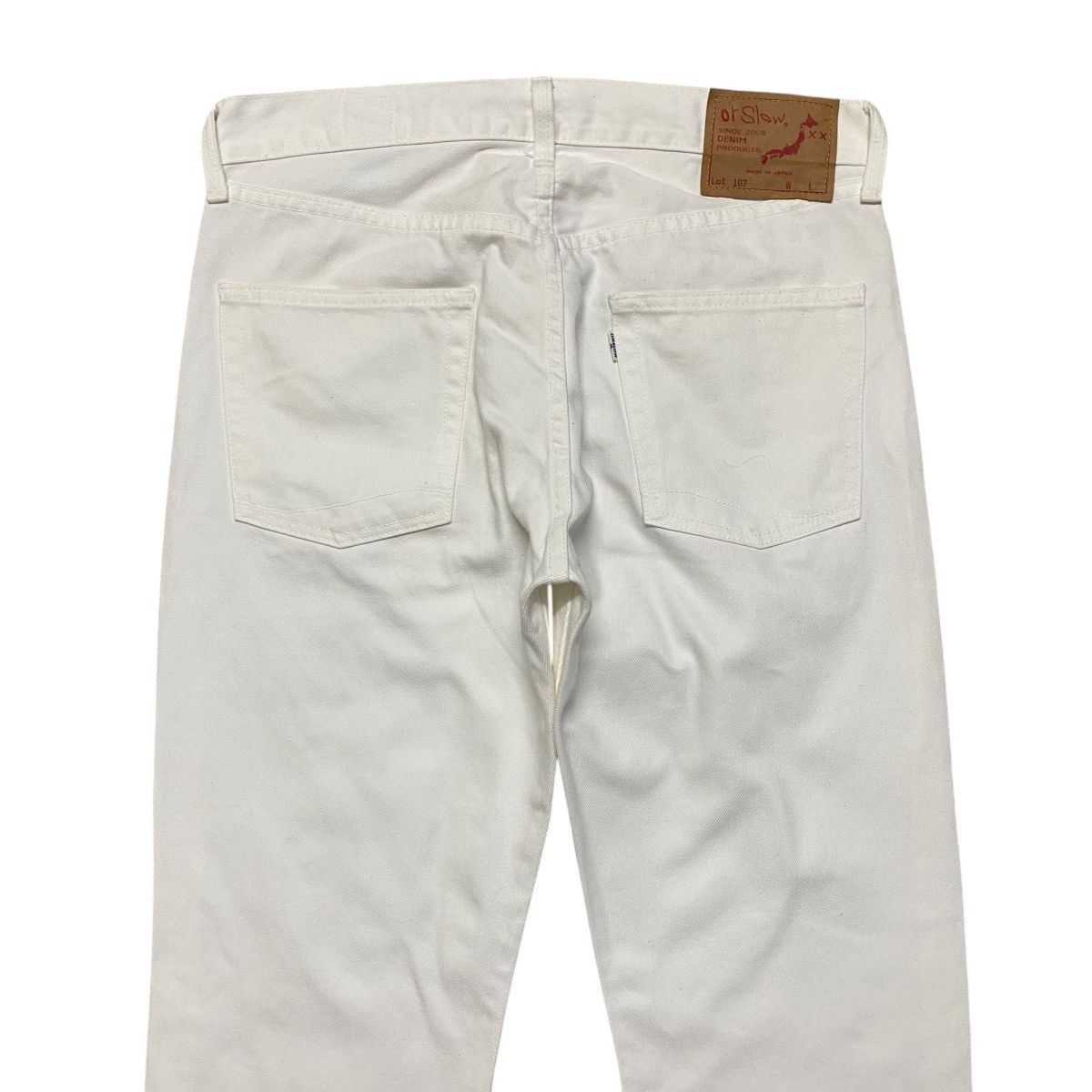 Orslow Orslow 107 Ivy Fit White Denim Jeans Size US 32 / EU 48 - 9 Thumbnail