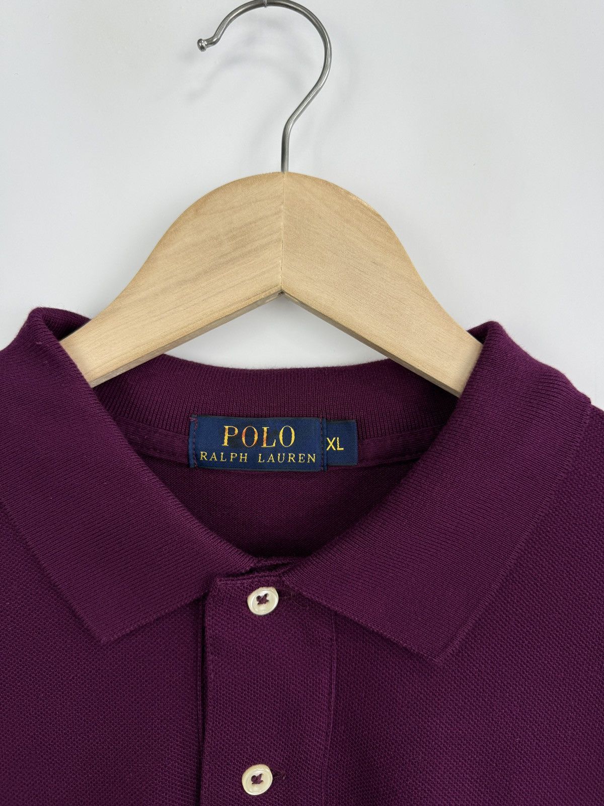 Polo Ralph Lauren 🇺🇸 Polo Ralph Lauren Classic Long Sleeve Purple Rare Retro Size US XL / EU 56 / 4 - 6 Thumbnail