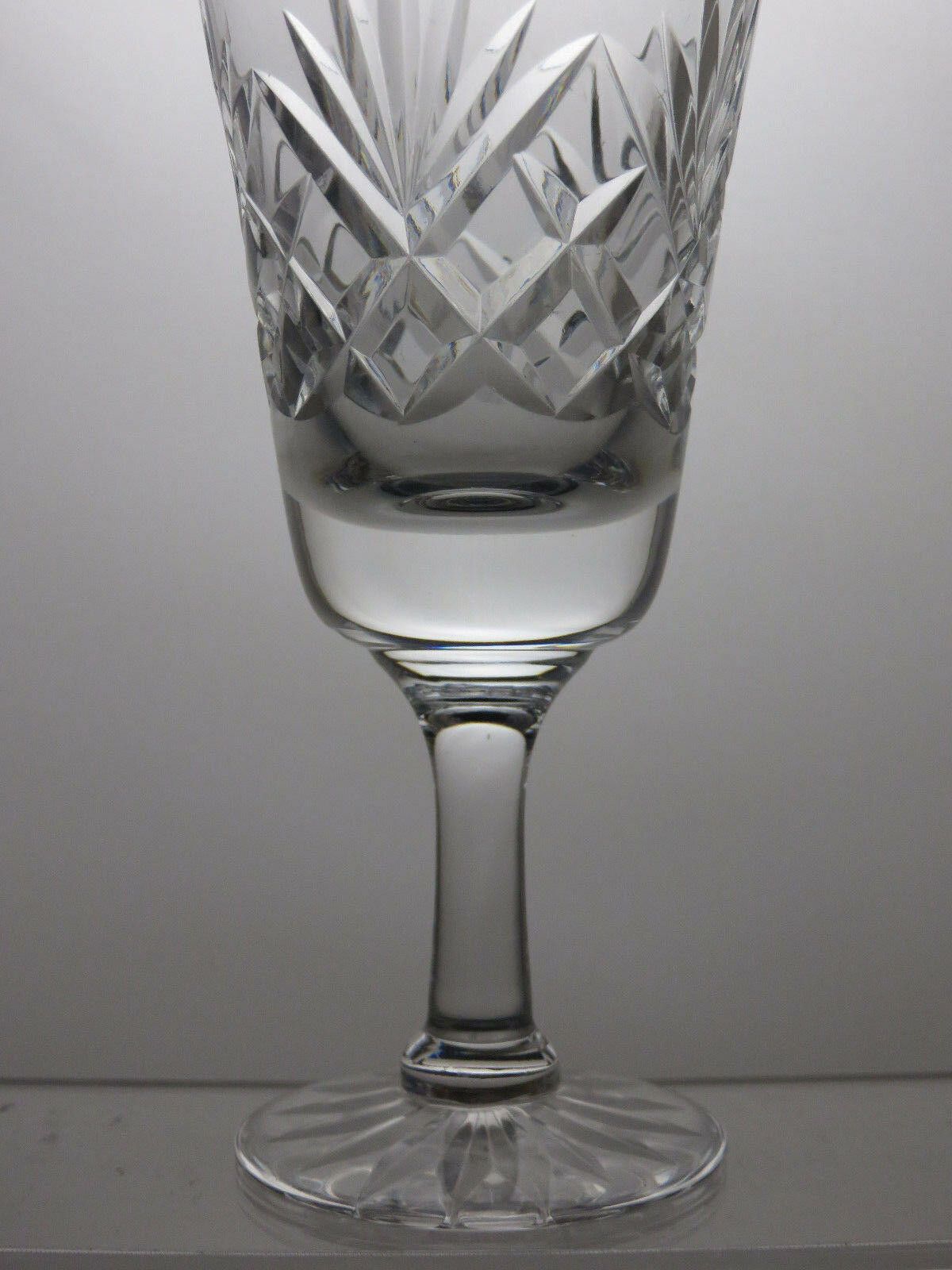 The Unbranded Brand Cut Crystal Clear Wine Glass Piece 5 7/8" Size ONE SIZE - 3 Thumbnail