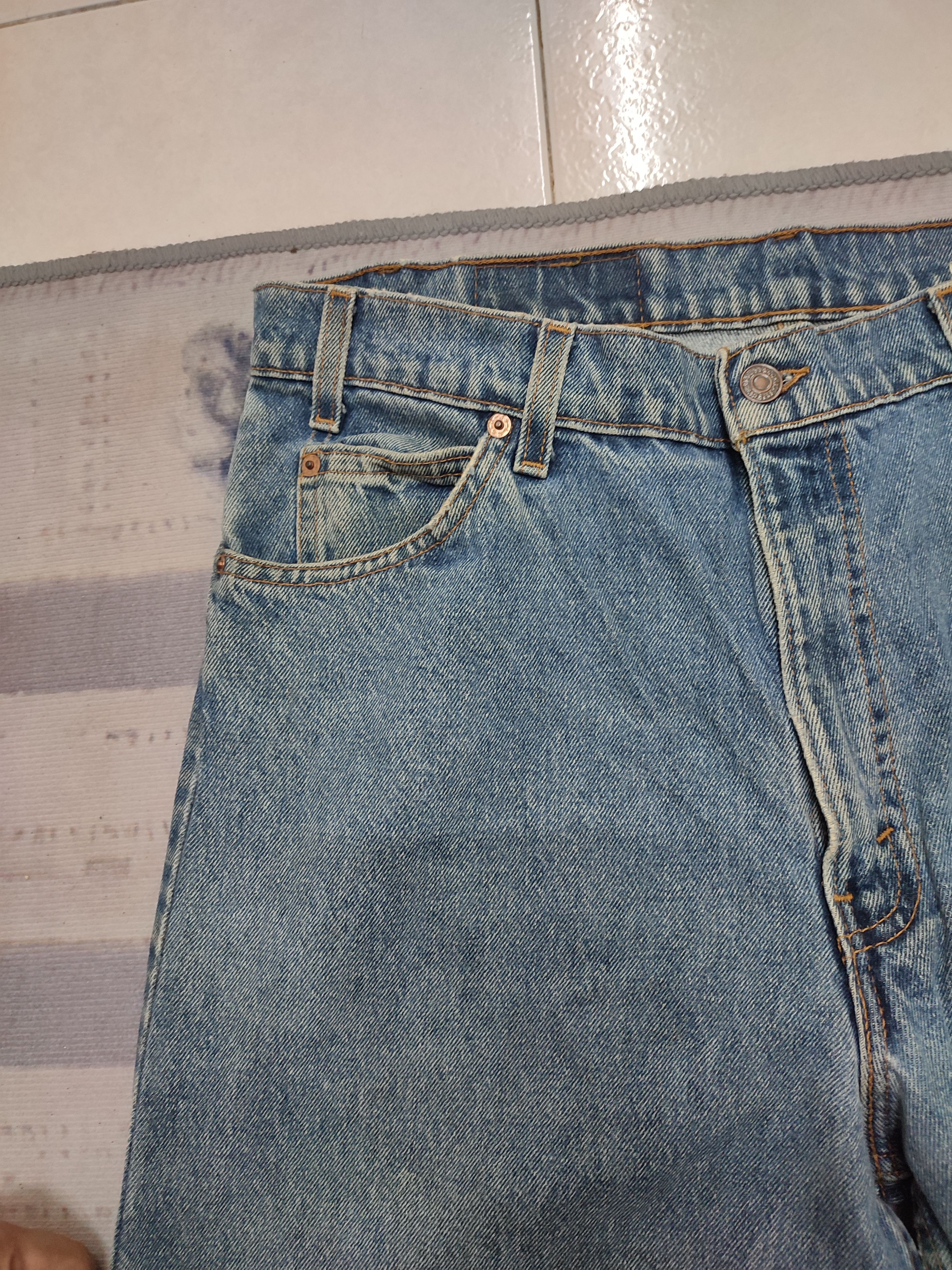 Levi's 💥 Vintage 💥550 Levi's Orange Tag Distressed Denim Size US 36 / EU 52 - 3 Thumbnail