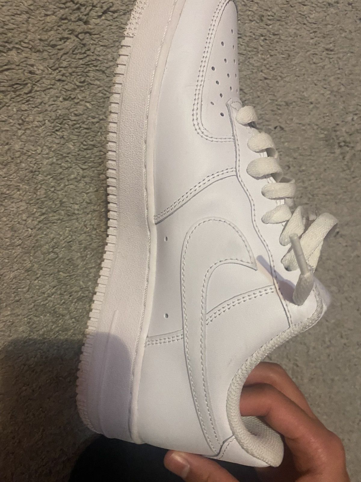 Nike Nike Air Force 1 White 07’ Size US 8.5 / EU 41-42 - 4 Thumbnail