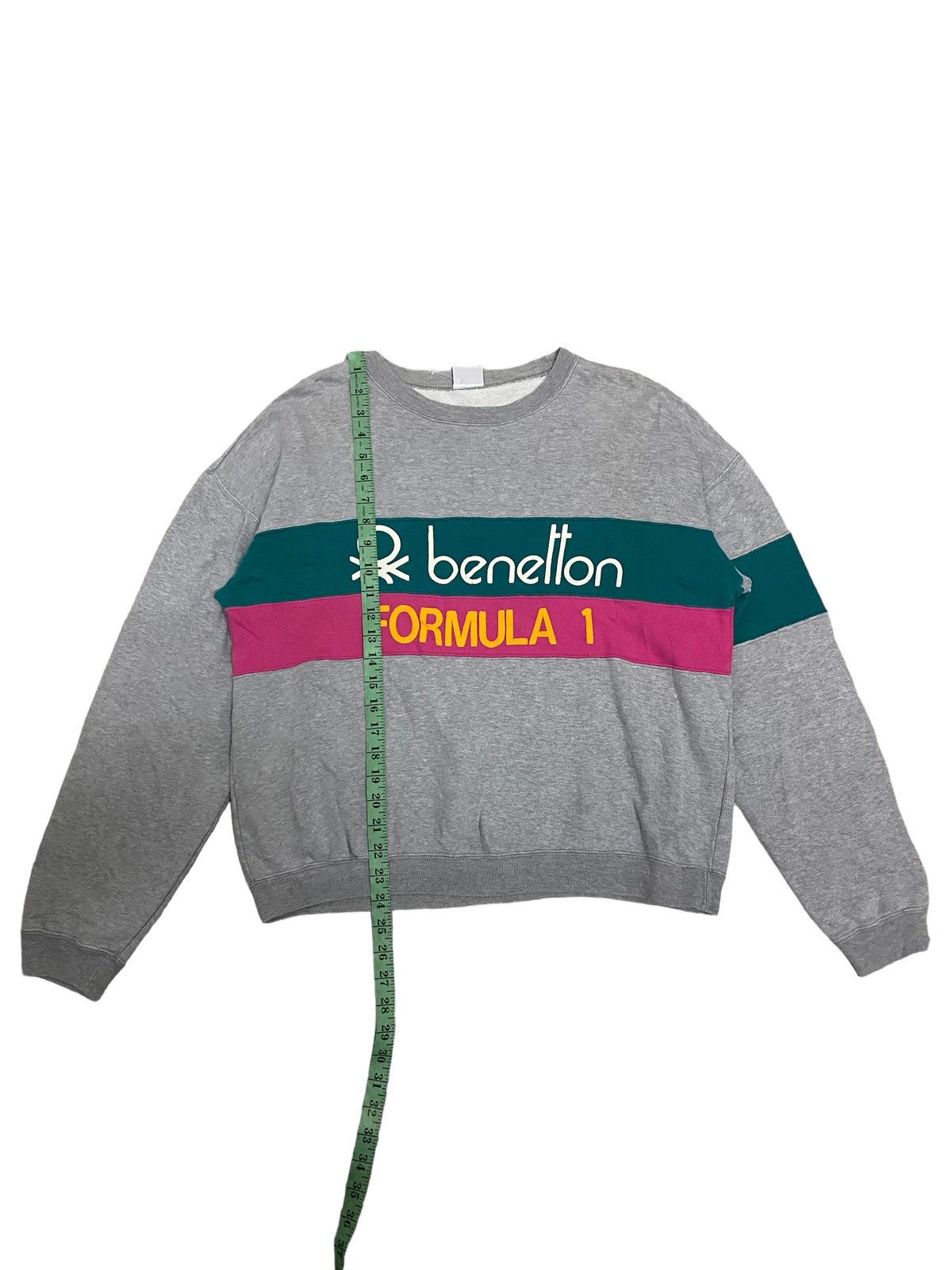 Benetton × Vintage Vintage Benetton Formula 1 biglogo Sweatshirt Size US S / EU 44-46 / 1 - 7 Thumbnail