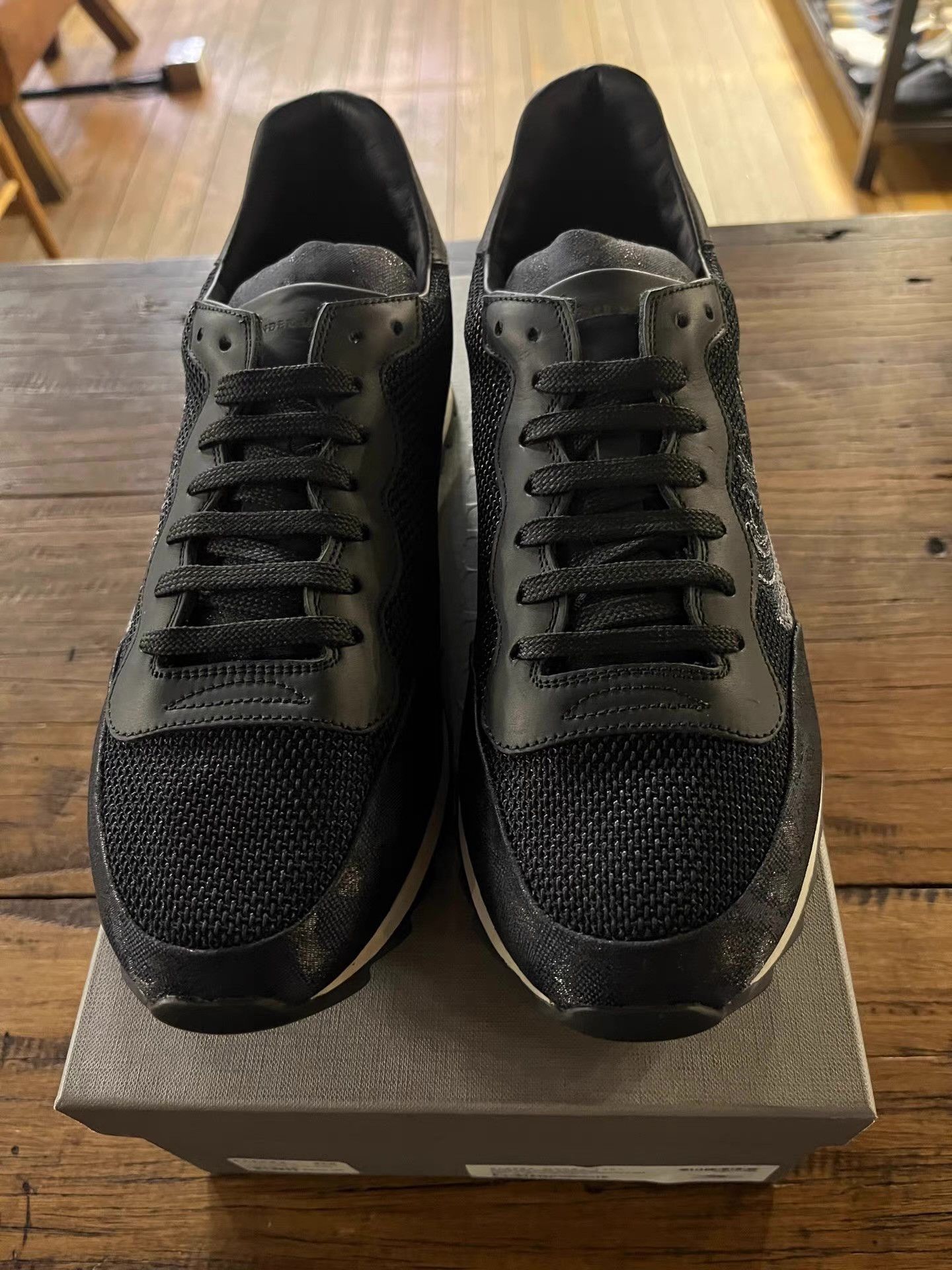 Alexander McQueen Alexander McQueen 15SS Men’s Feather‑Print Sneakers Ｑ25 Size US 7 / EU 40 - 4 Thumbnail