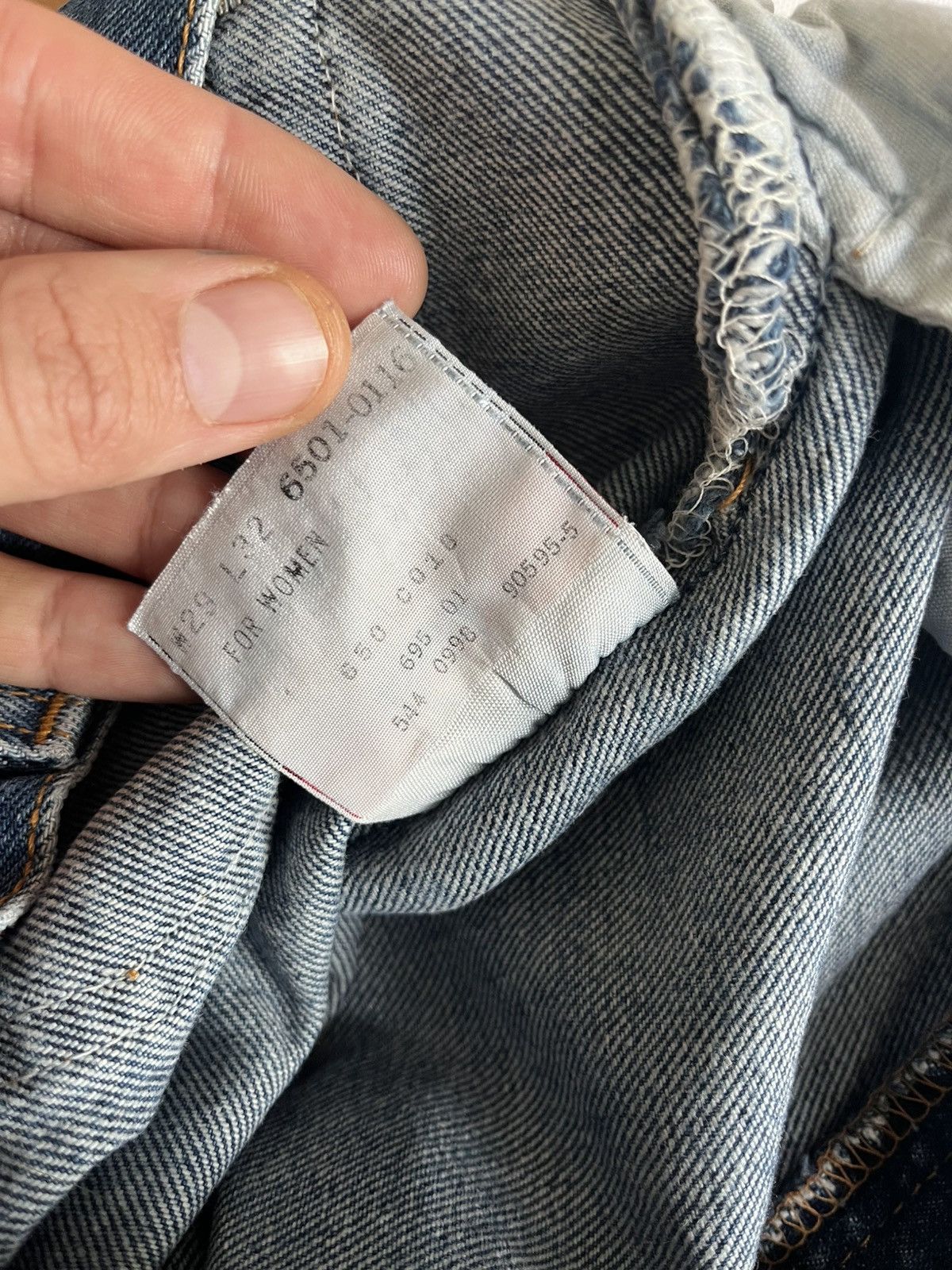 Levi's Levi’s 501 made in USA W29 L32 Size 29" - 5 Thumbnail