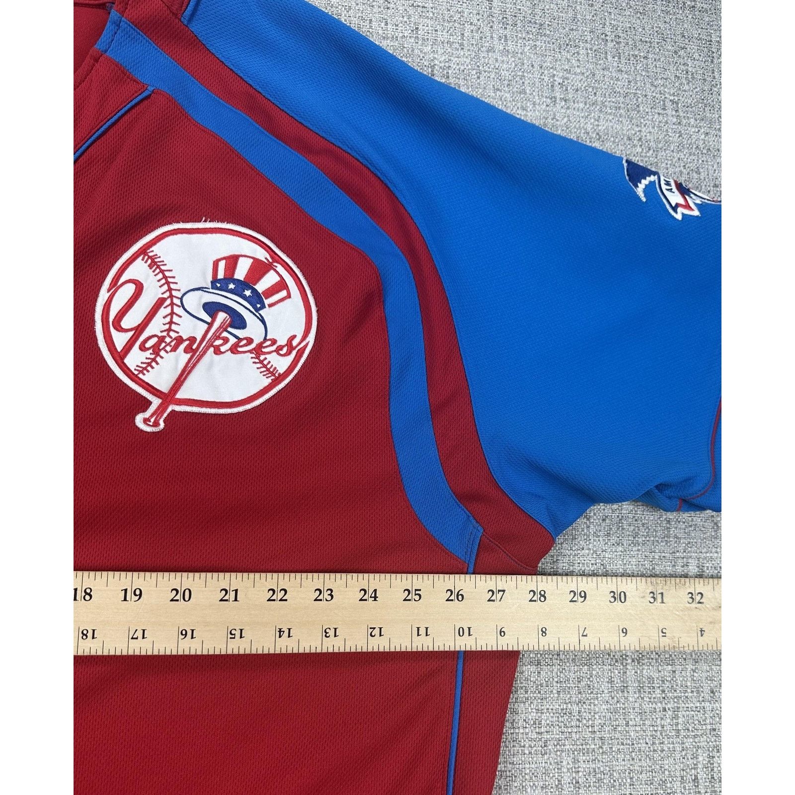 Nike New York Yankees Jersey 2XL Posada 20 Puerto Rico Flag Nike Size US XXL / EU 58 / 5 - 4 Thumbnail