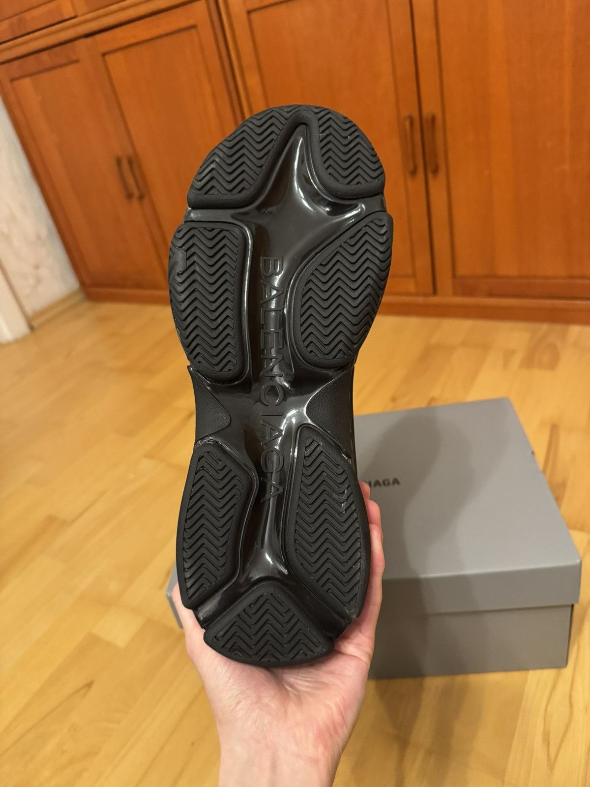 Balenciaga Balenciaga Triple S Triple Black Made In Italy Size US 11 / EU 44 - 9 Thumbnail
