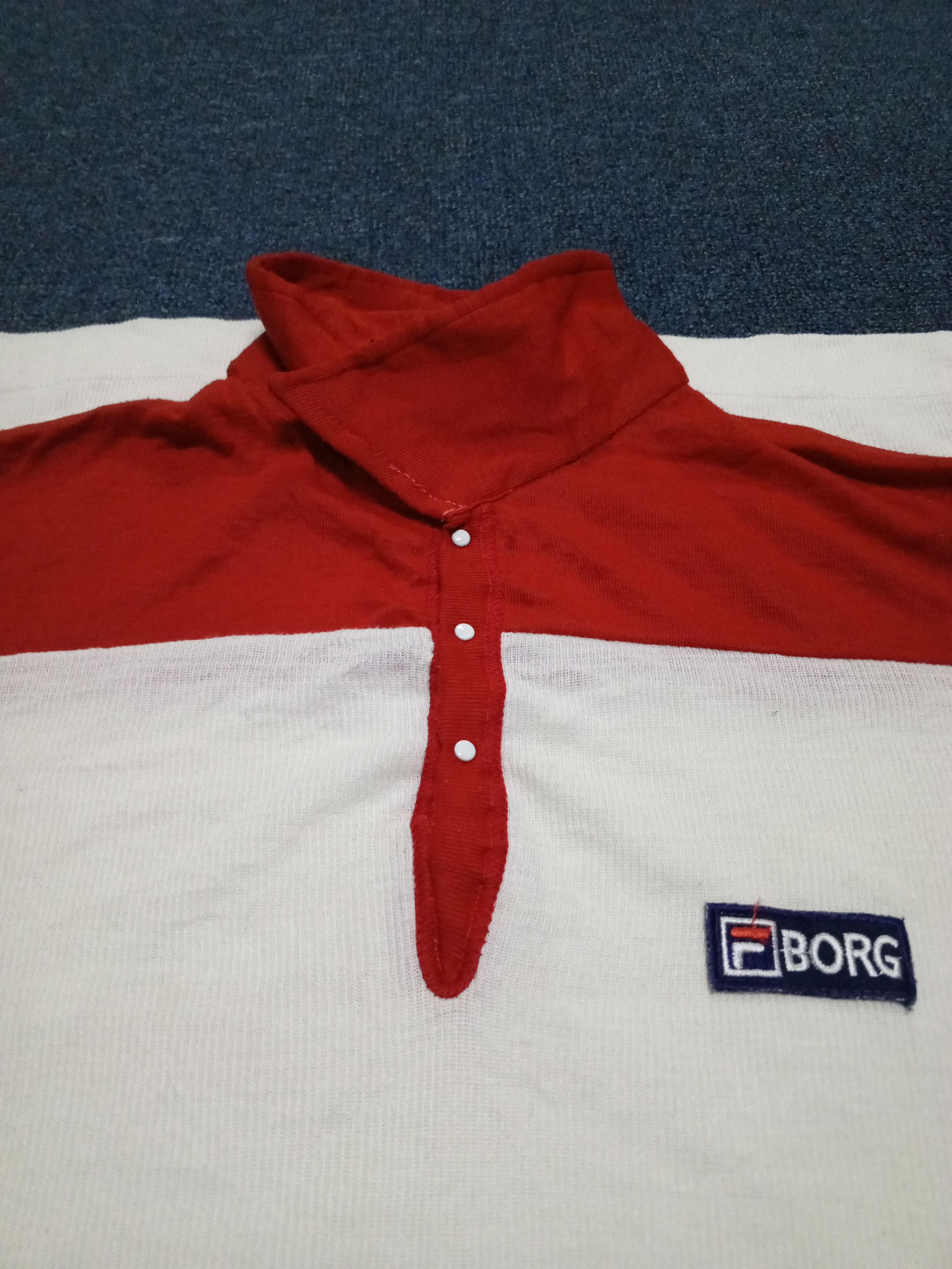 Fila 💥rare items💥70s Fila BJ - BJORN BORG 4BUTTON SHIRT Size US XS / EU 42 / 0 - 5 Thumbnail