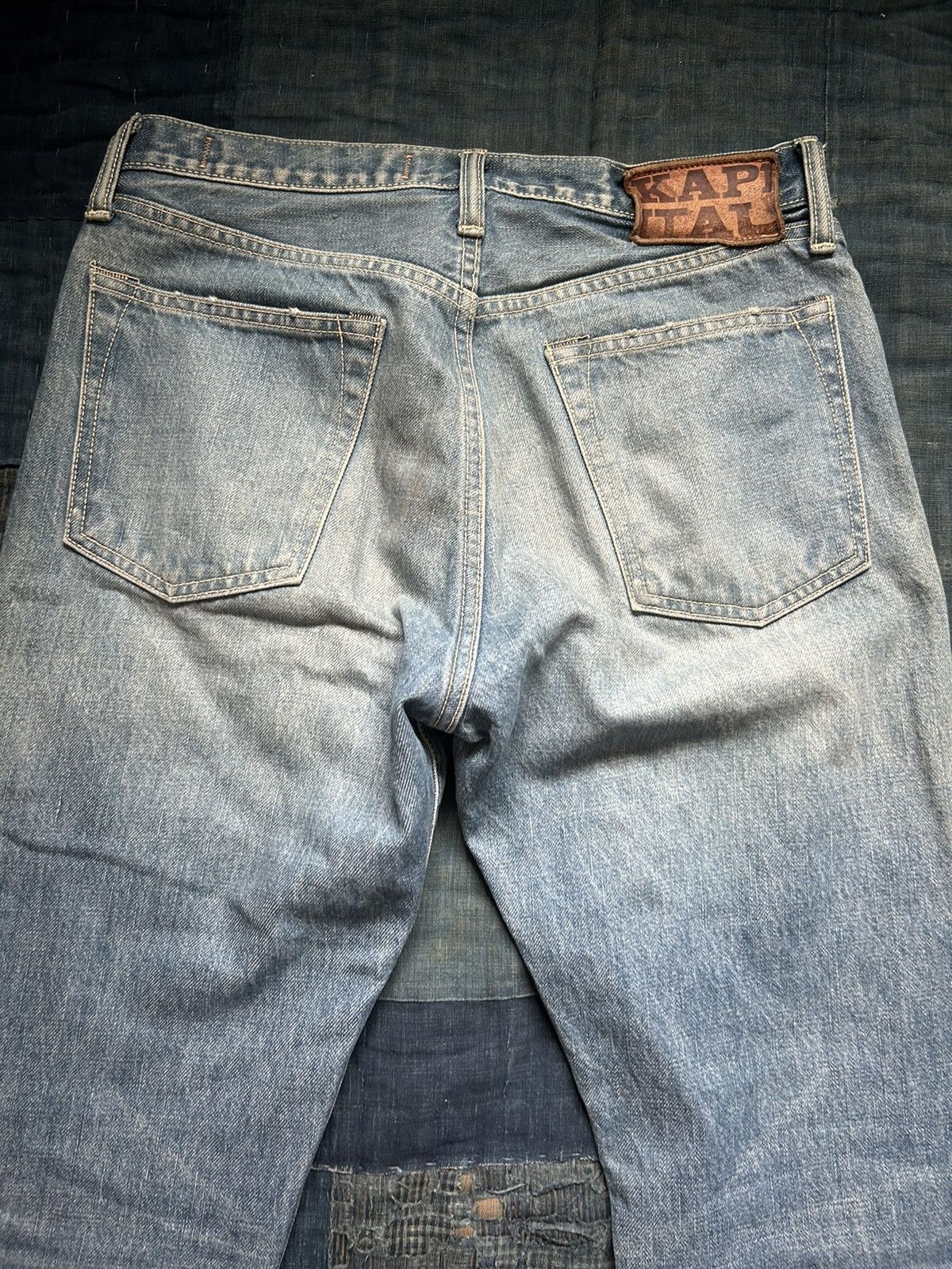 Kapital × Kapital Kountry Kapital Monkey Cisco Denim 3 Year Processed Size US 29 - 7 Thumbnail