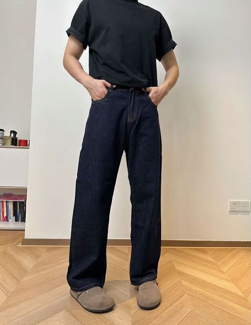 Japanese Brand × Jean Blue washed vintage classic straight jeans y2k Size US 32 / EU 48 - 2 Thumbnail