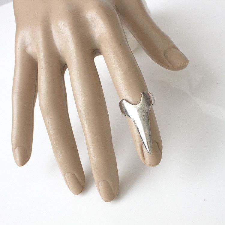 Jewelry Vintage Jewelry Rings Open Size Chrome Ring (Size 7-13) Size ONE SIZE - 3 Thumbnail