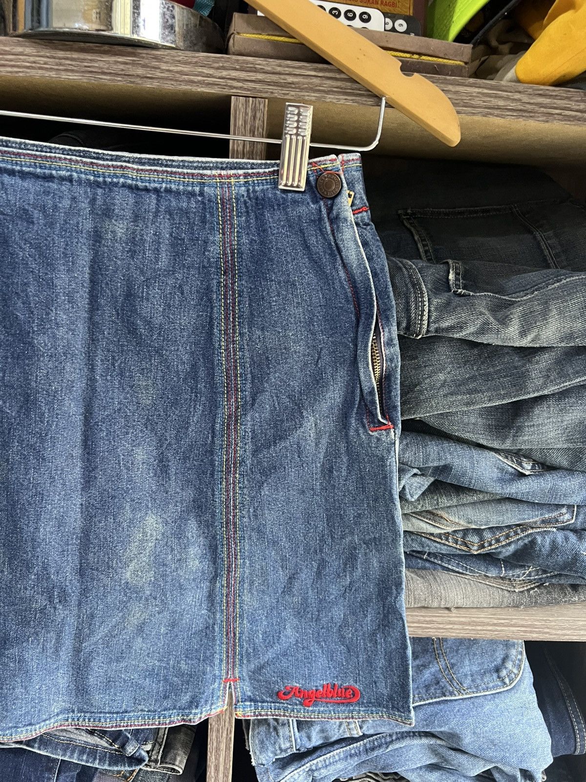 Angel Blue 🔥Angel Blue Double Pockets Mini Skirt Size 25 Size 25" / US 0 / IT 36 - 4 Thumbnail