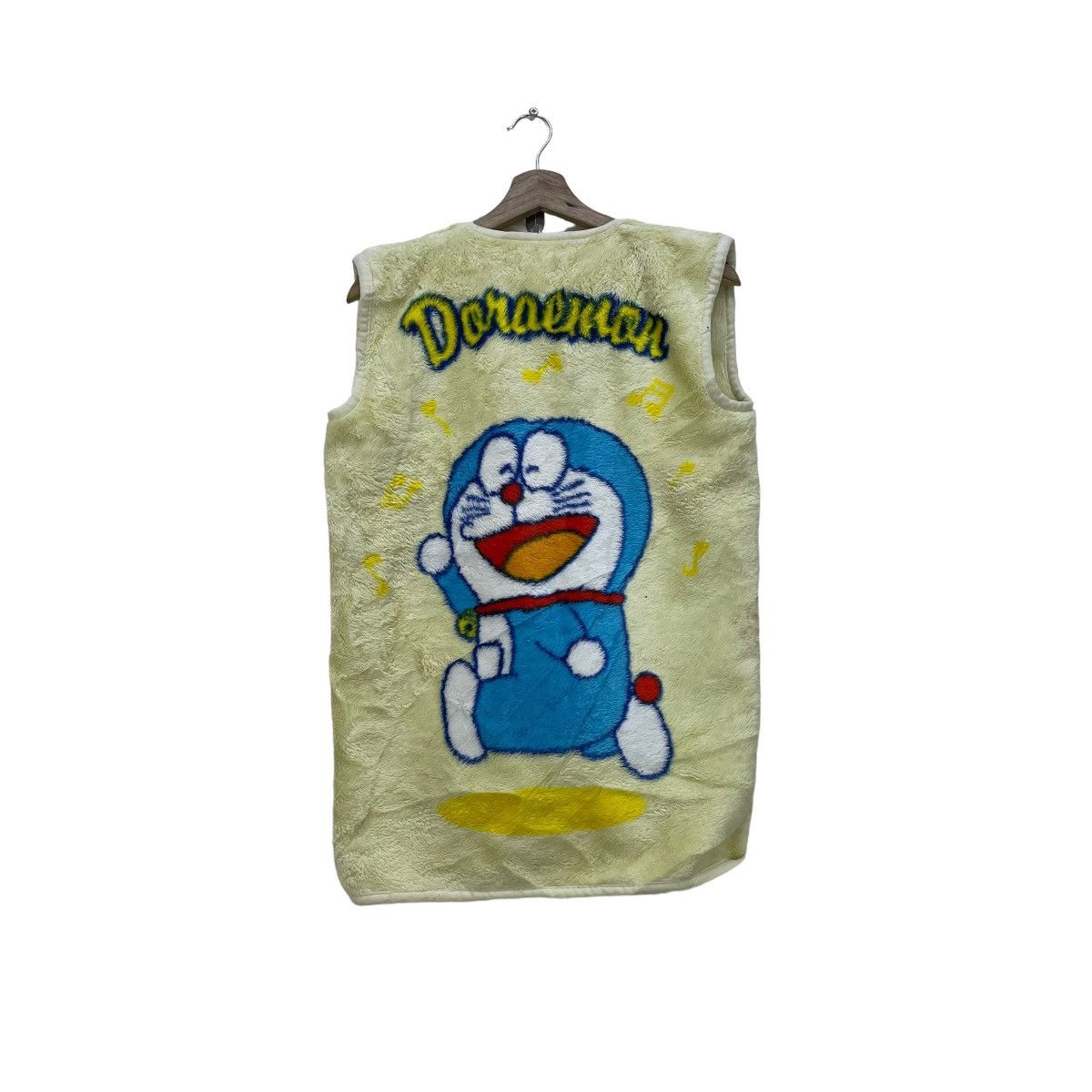 Anime × Japanese Brand × Vintage Rare Vintage Bandai Vest Doraemon Fleece Jacket Size US M / EU 48-50 / 2 - 2 Thumbnail