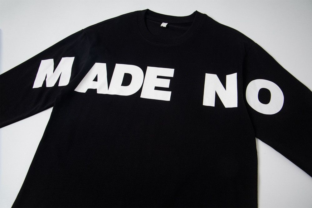 Vintage American street men's hip-hop letter long-sleeved T-shirt Size US M / EU 48-50 / 2 - 4 Thumbnail