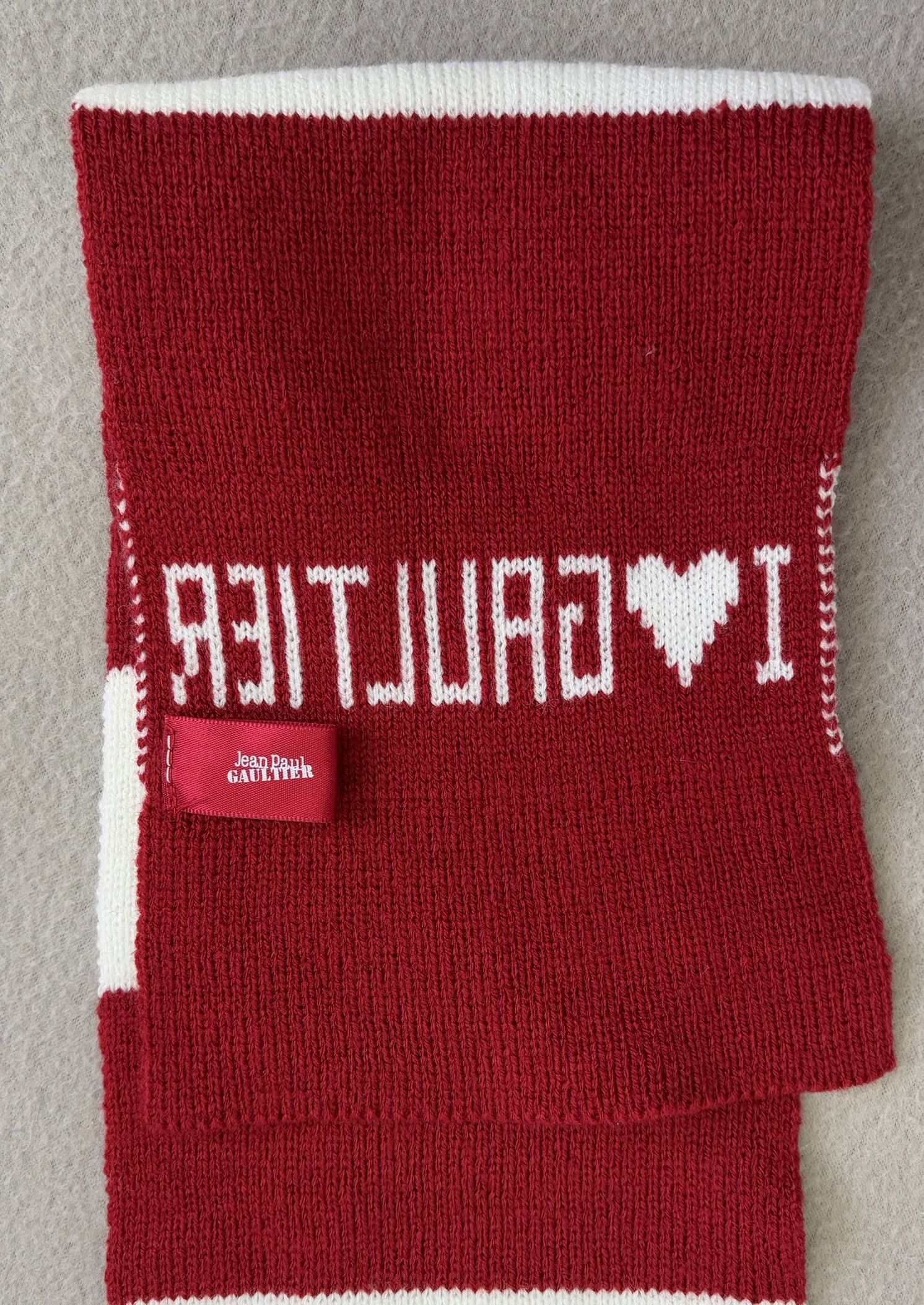 Jean Paul Gaultier Jean Paul Gaultier I Love Gaultier Scarf Size ONE SIZE - 7 Thumbnail