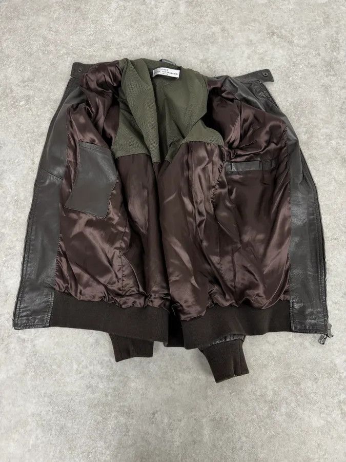 Daniele Alessandrini 2000s Daniele Alessandrini Brown Bomber Leather Jacket Size US M / EU 48-50 / 2 - 7 Thumbnail